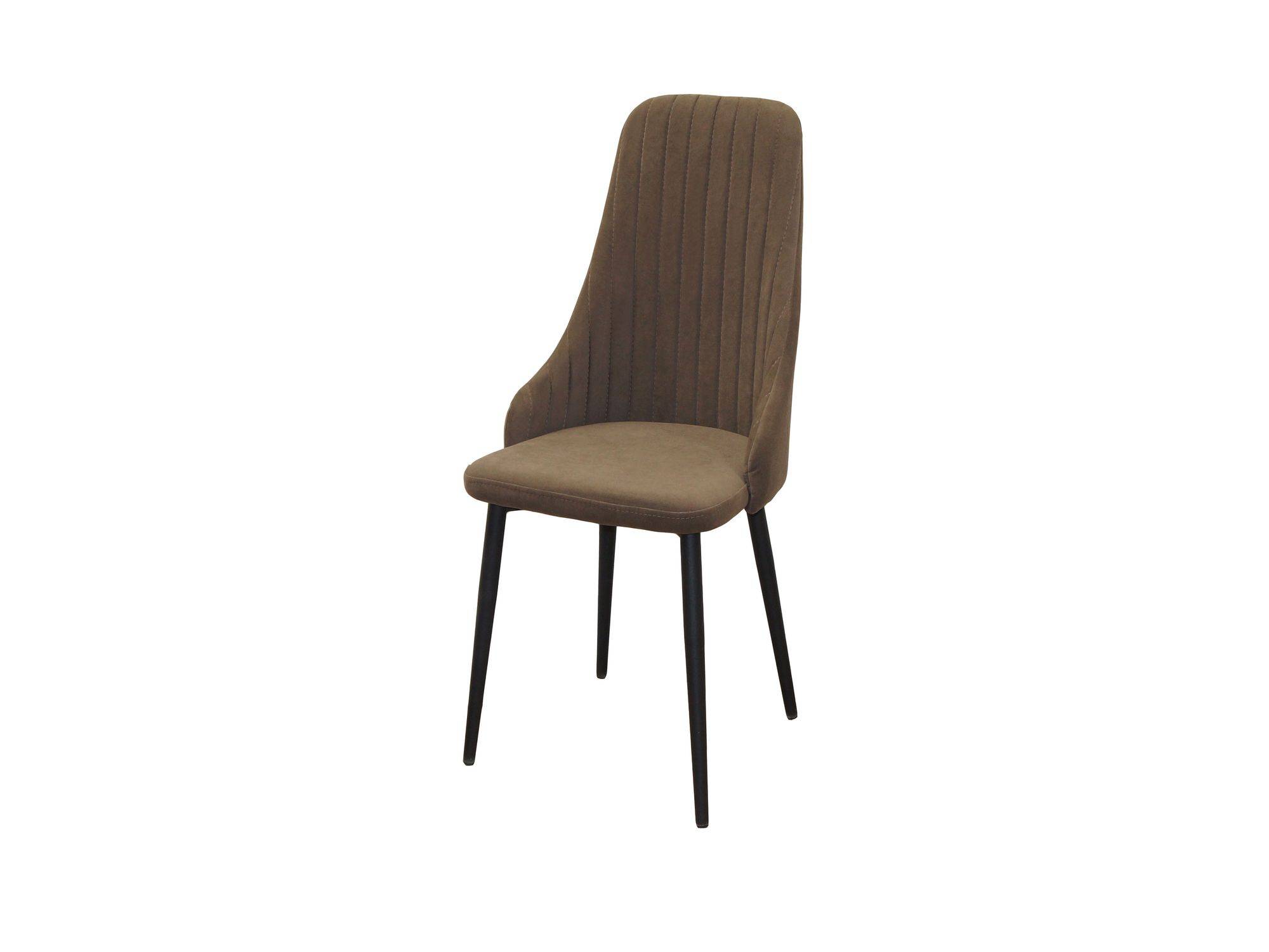 Стул К / черный/велюр светло-коричневый Коричневый, Металл келми 1 светло коричневый черный стул черный пластик