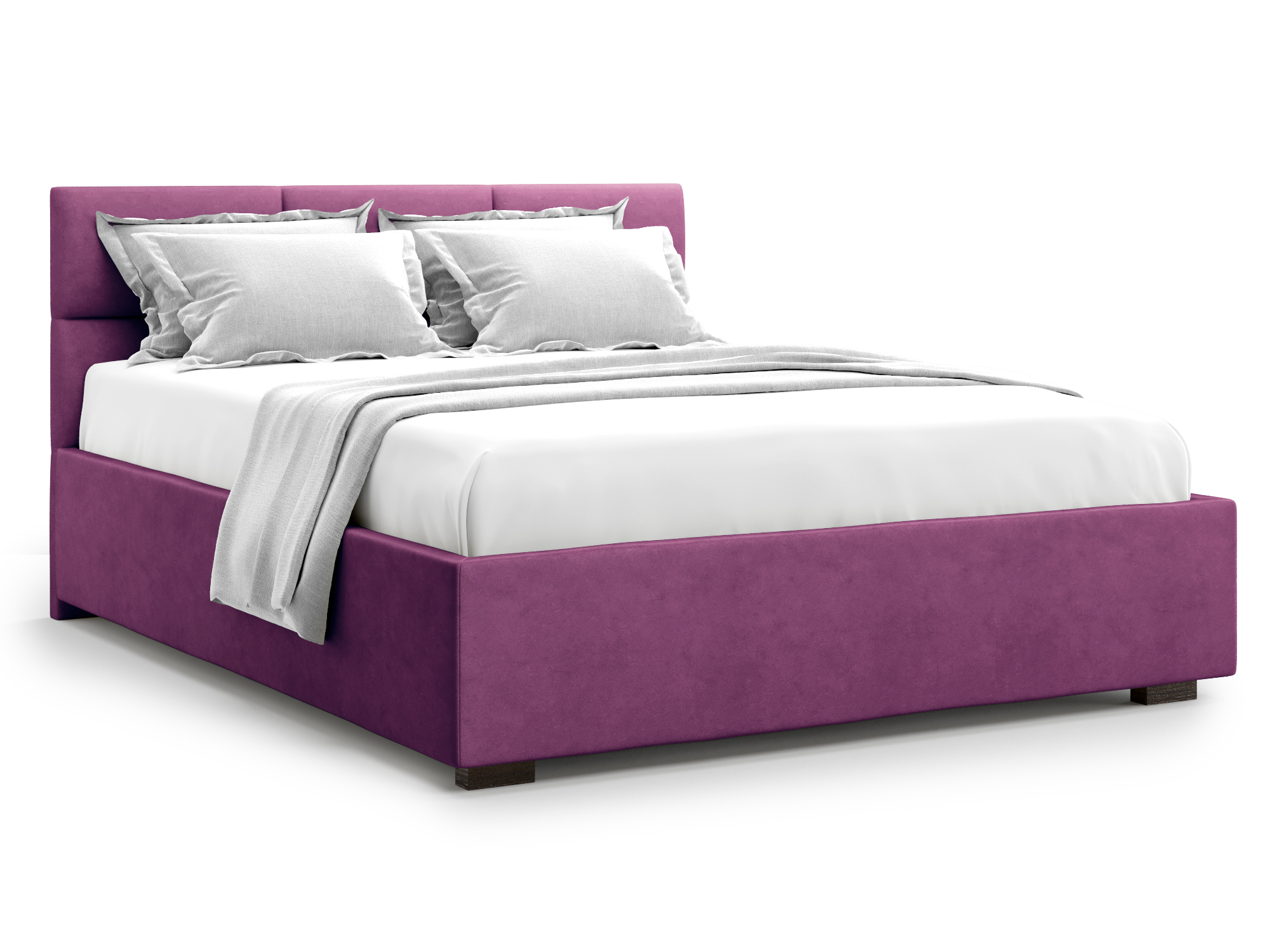 Кровать с ПМ Bolsena (140х200) Фиолетовый, ДСП кровать пантеон с пм 170×210 см эко деревянный каркас 1 ящик велюр цвет велутто 51