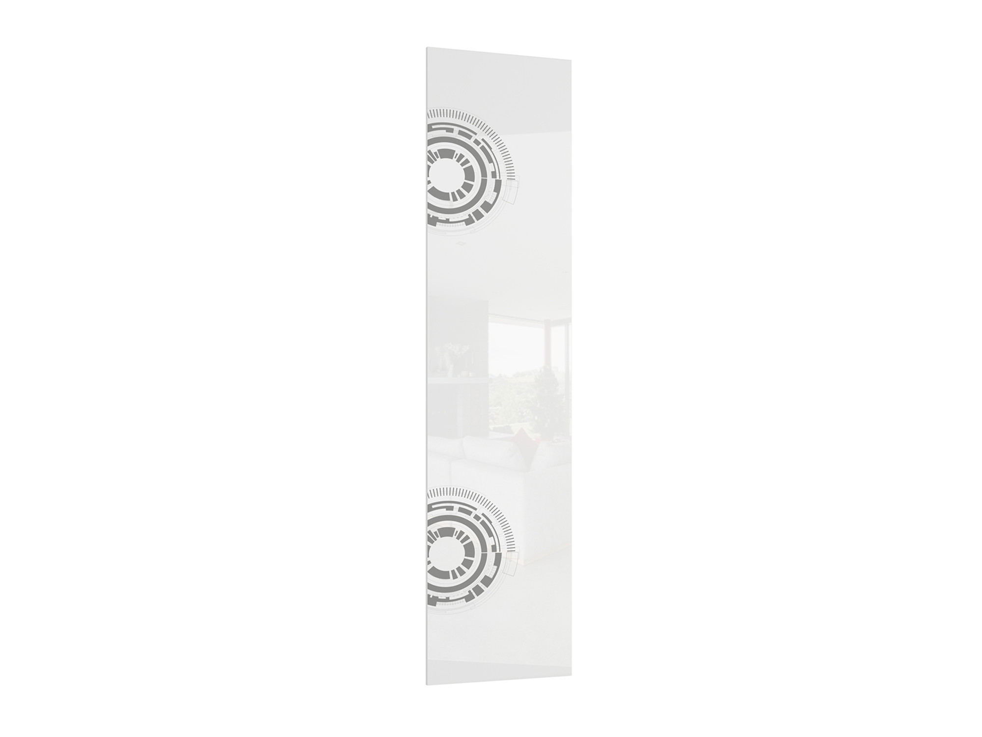 Фальш-панель для шкафа Модерн-Техно Белый глянец, Белый, МДФ фальш панель цмо фп 5