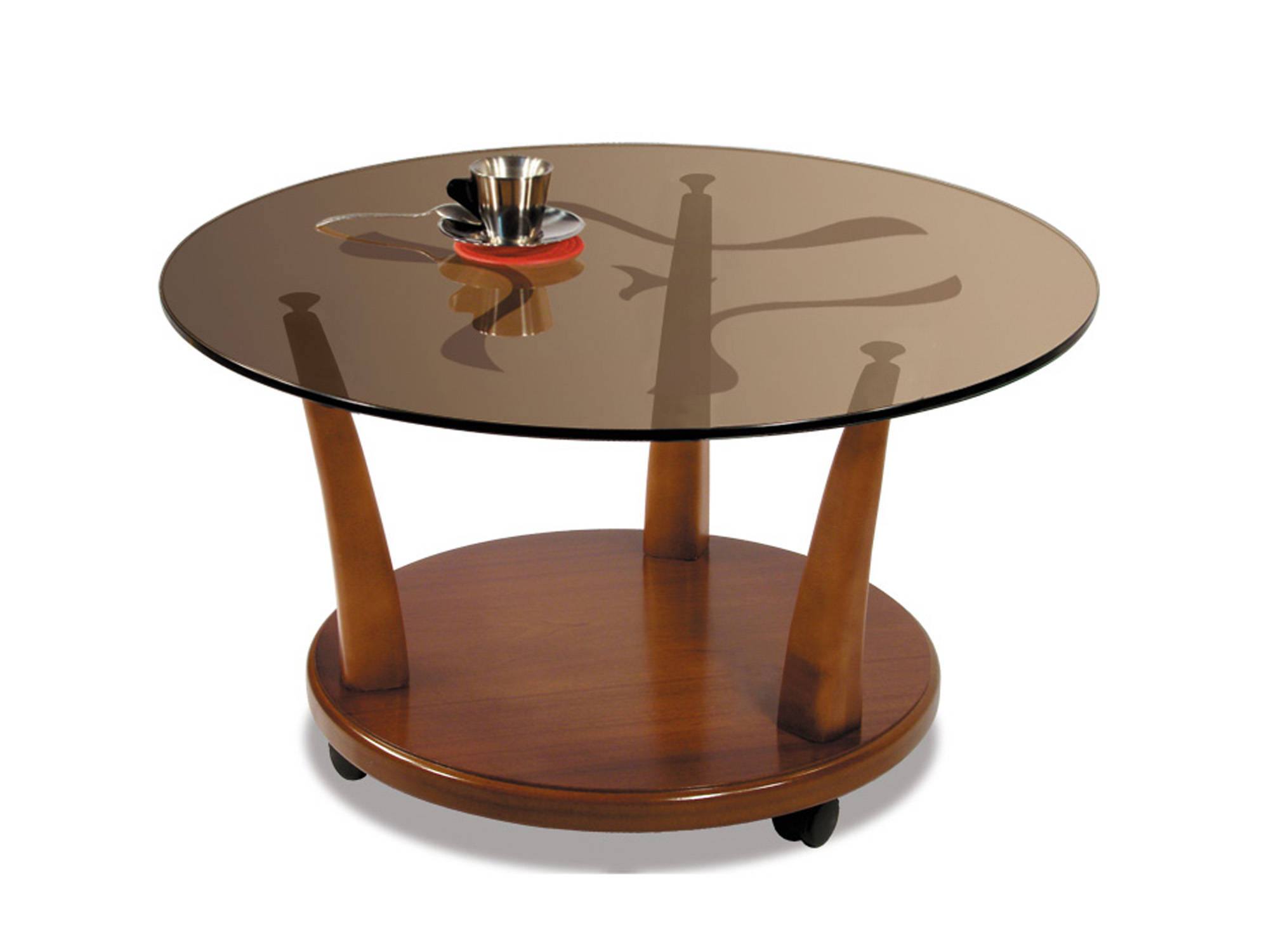 Стол журнальный Квартет 4М Средне-коричневый, Массив, Шпон стеклянный кофейный столик мебелик квартет 13 средне коричневый прозрачное стекло