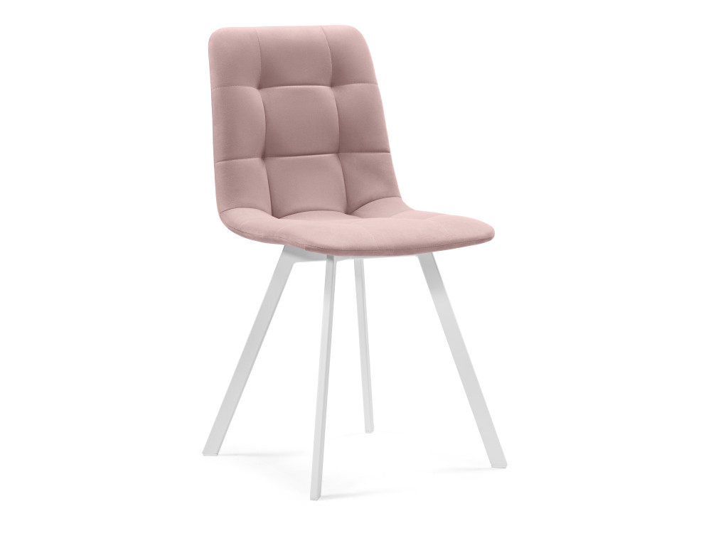 Чилли белый / розовый Стул Белый, Окрашенный металл чилли белый бежевый стул белый окрашенный металл