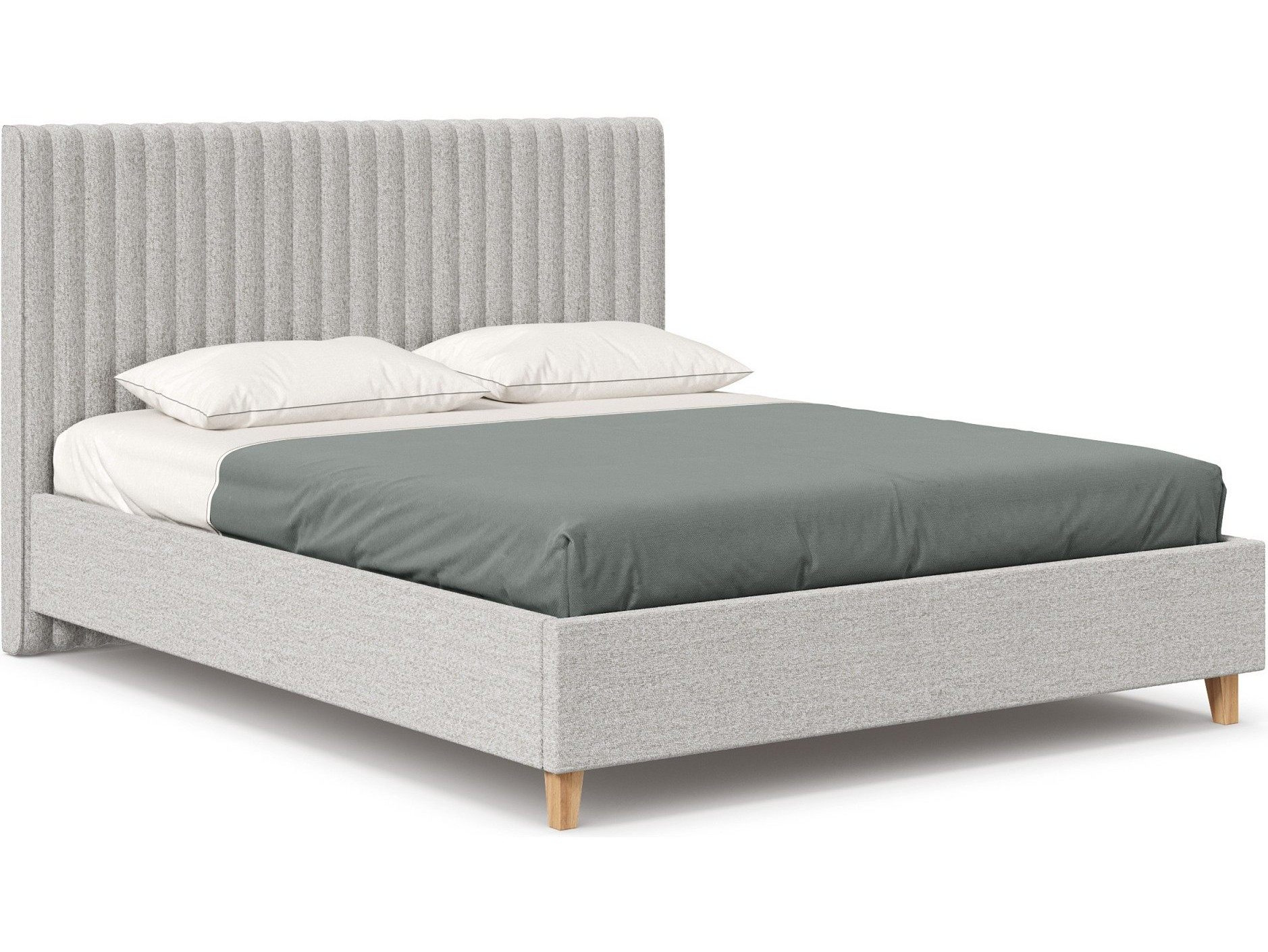 Бари Кровать двуспальная 1600 мягкая с подъёмным механизмом (Серый, Ткань BEATTO PLAN-1) мягкая двуспальная кровать стефани 180 на 200 с подъе