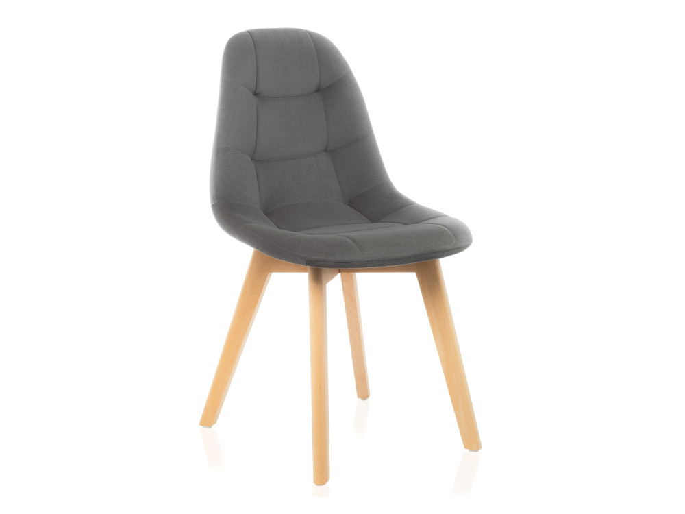 Filip dark gray / wood Стул деревянный серый, Массив бука morgan dark gray wood стул серый металл
