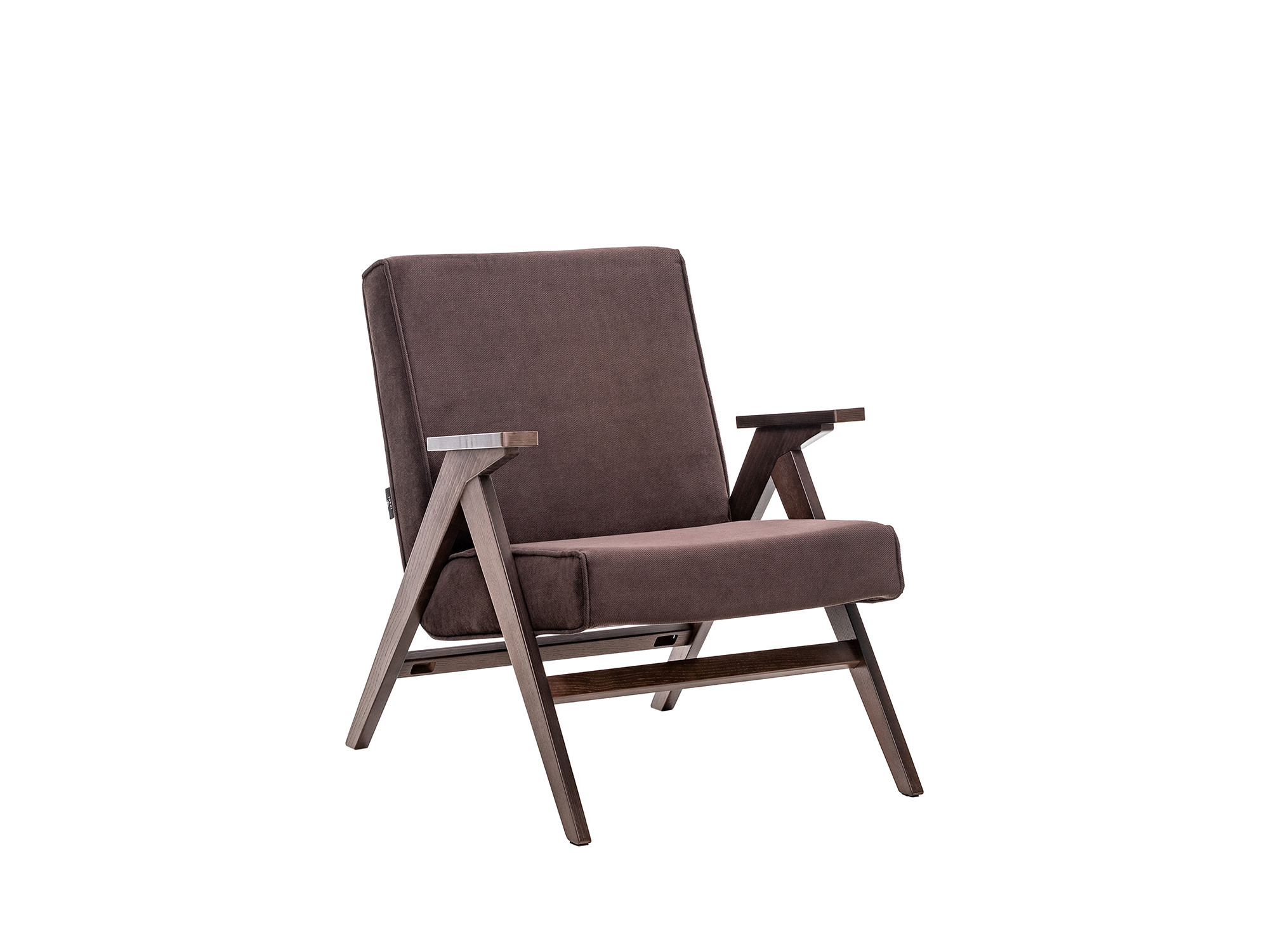 кресло для отдыха модель s7 люкс mebelvia soro 86 ткань шенилл облицованная шпоном берёзовая фанера Кресло для отдыха Вест MebelVia Verona Wenge, Ткань Велюр, облицованная шпоном, Берёзовая фанера