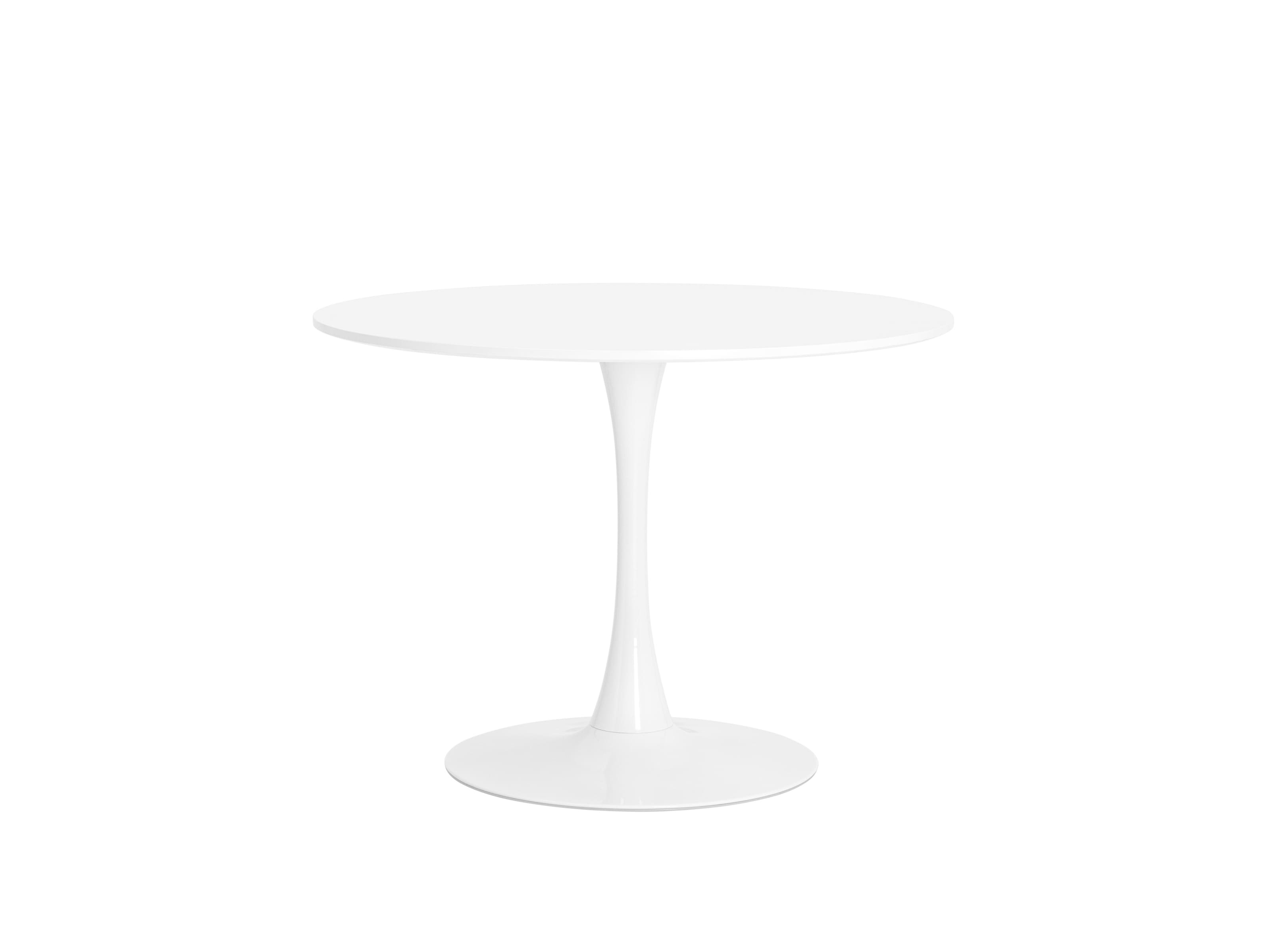 Стол Stool Group Tulip D100 Белый Белый, Металл