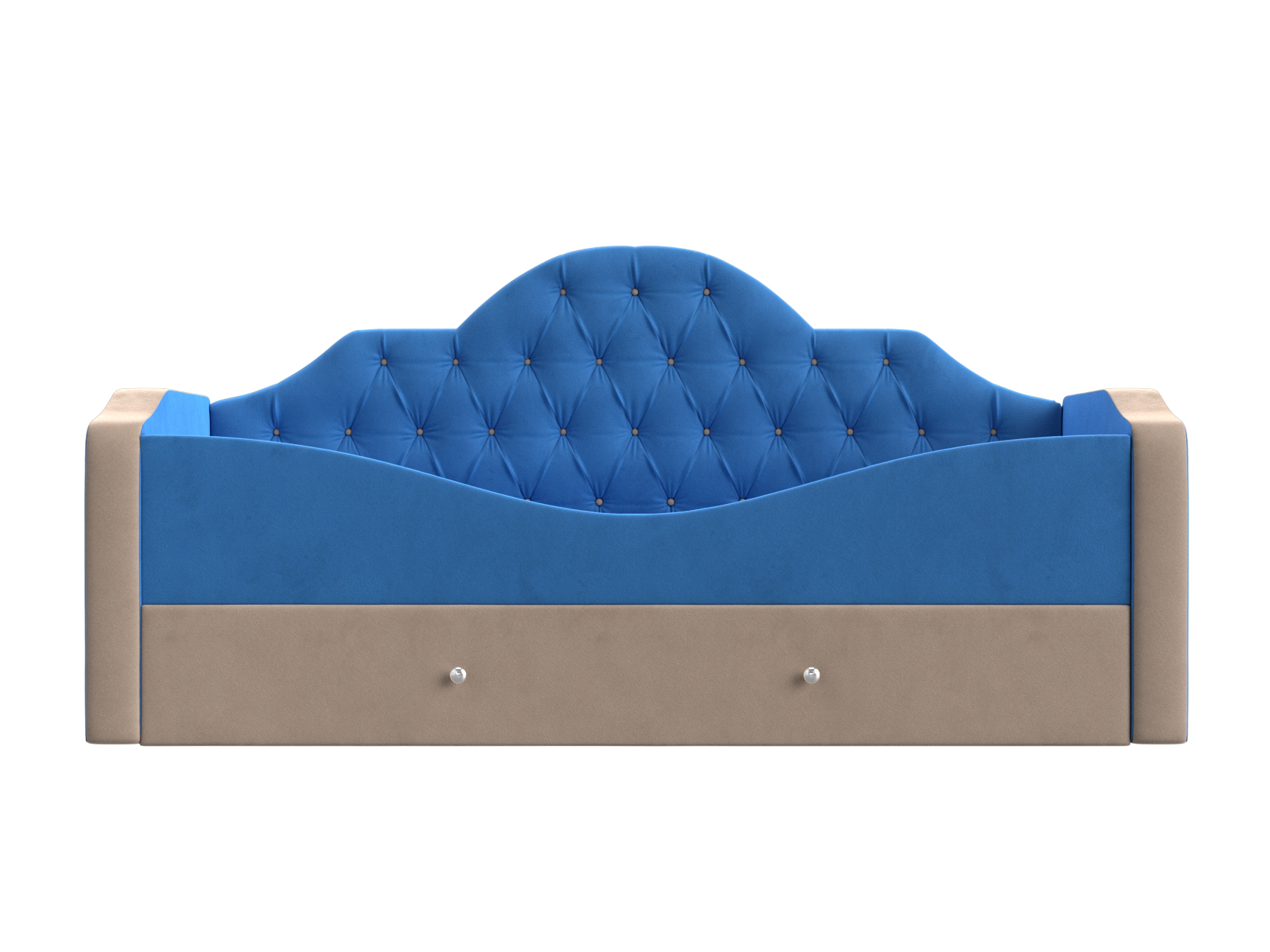 Детская кровать Скаут Голубой, Бежевый, ЛДСП детская джимми комплект голубой лдсп
