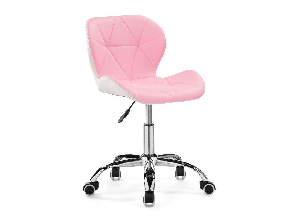 Trizor whitе / pink Стул Розовый, белый capri pink wood стул розовый металл