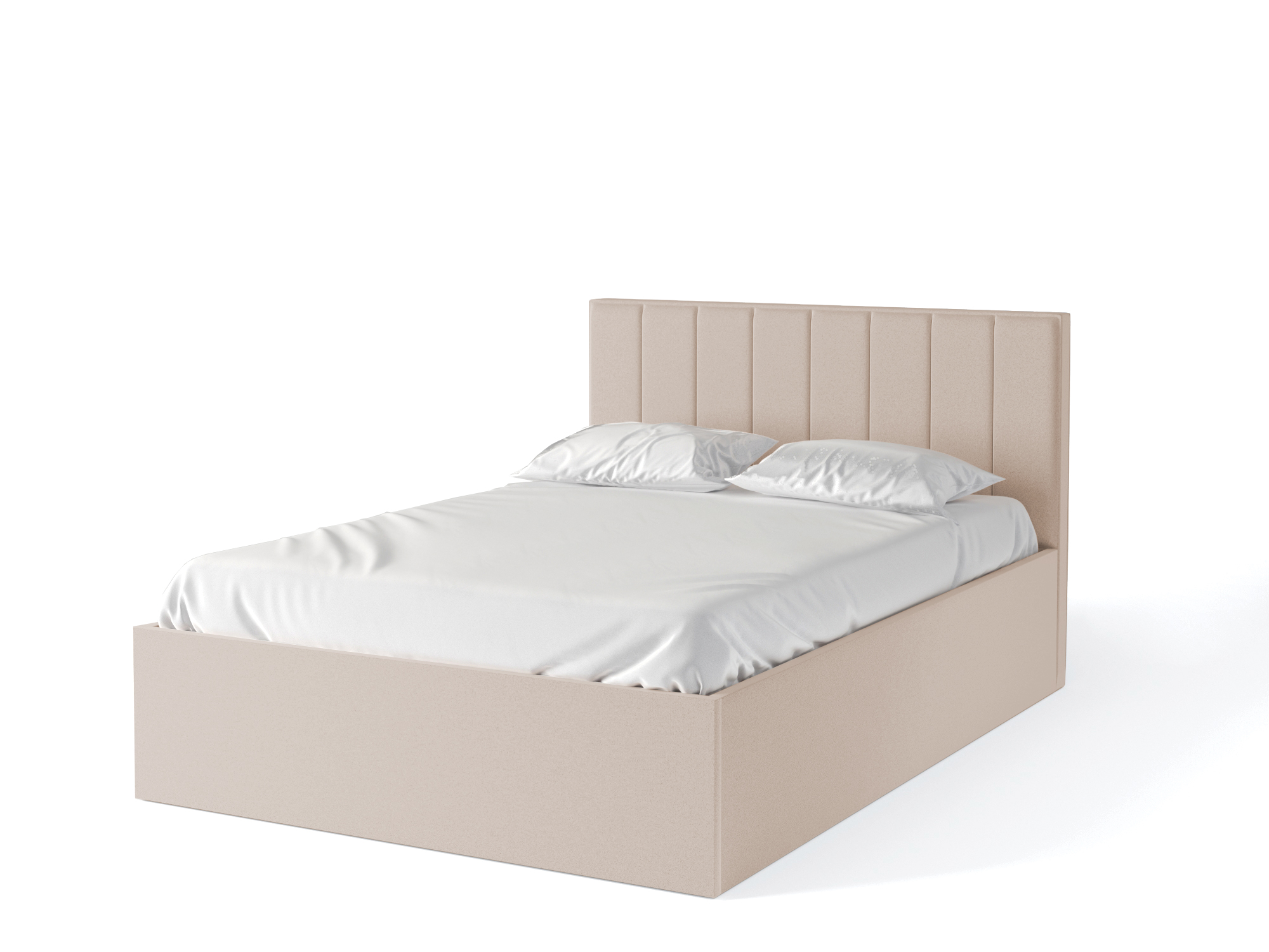 Кровать Аврора (140х200) с ПМ Белый, Массив, ДСП кровать аврора с пм 1600х2000 цвет сонома белый