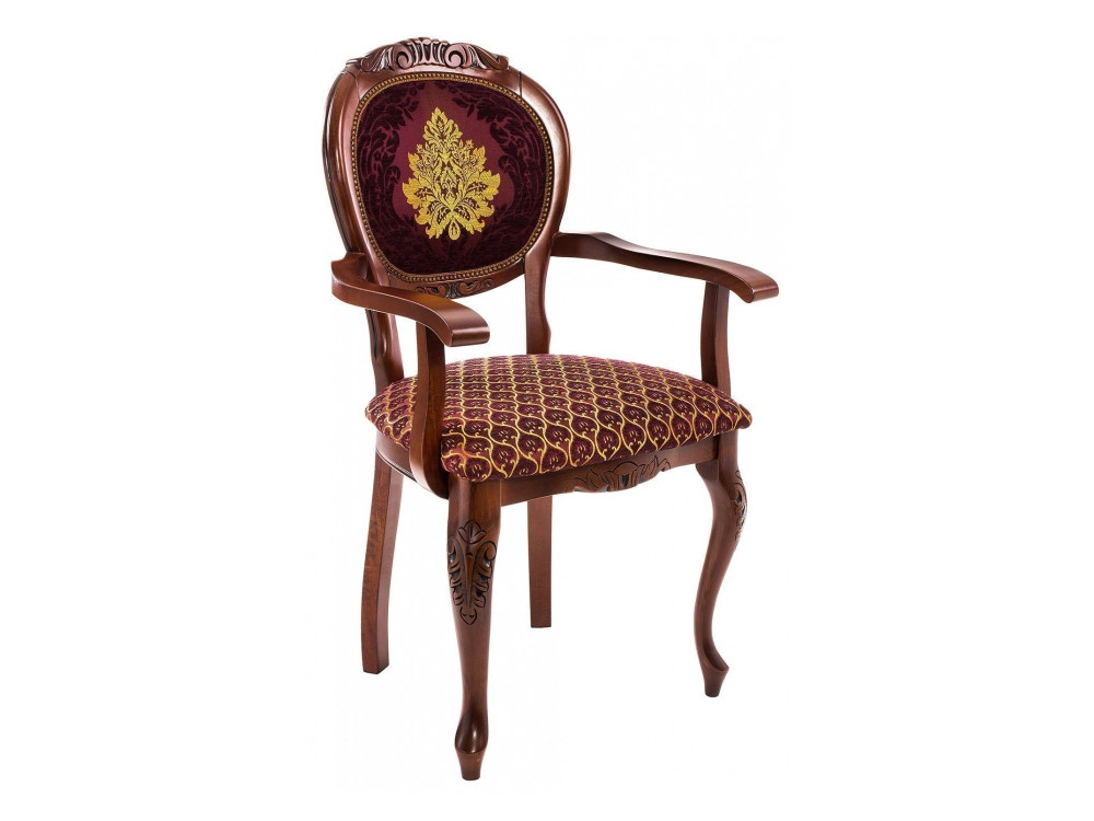 Кресло Adriano 2 вишня / патина Стул деревянный Вишня, Массив бука pc 015 красный стул деревянный красный металл массив бука