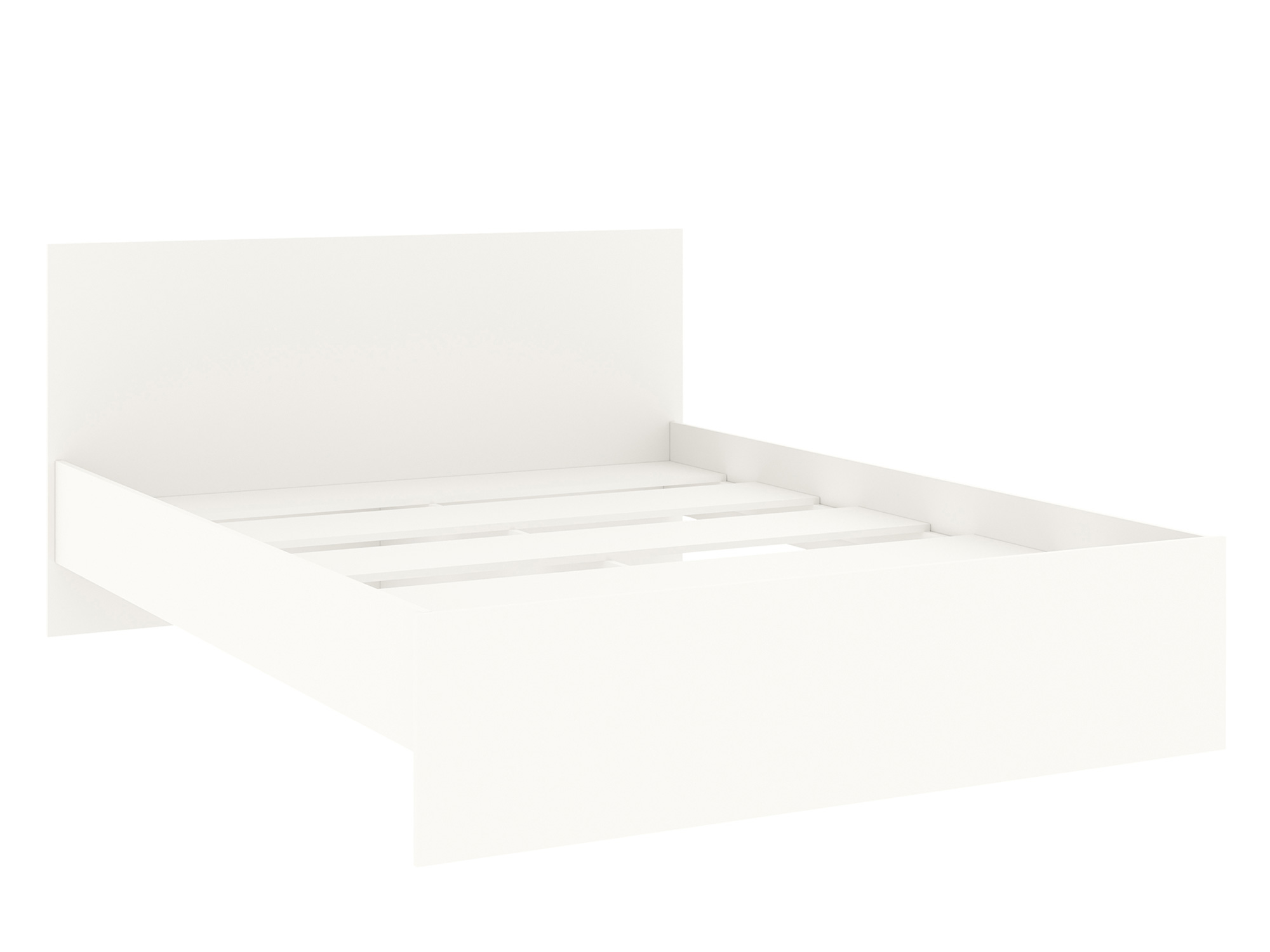 Кровать (140х200) Капелла Белый фасадный, ЛДСП комод капелла белый фасадный лдсп