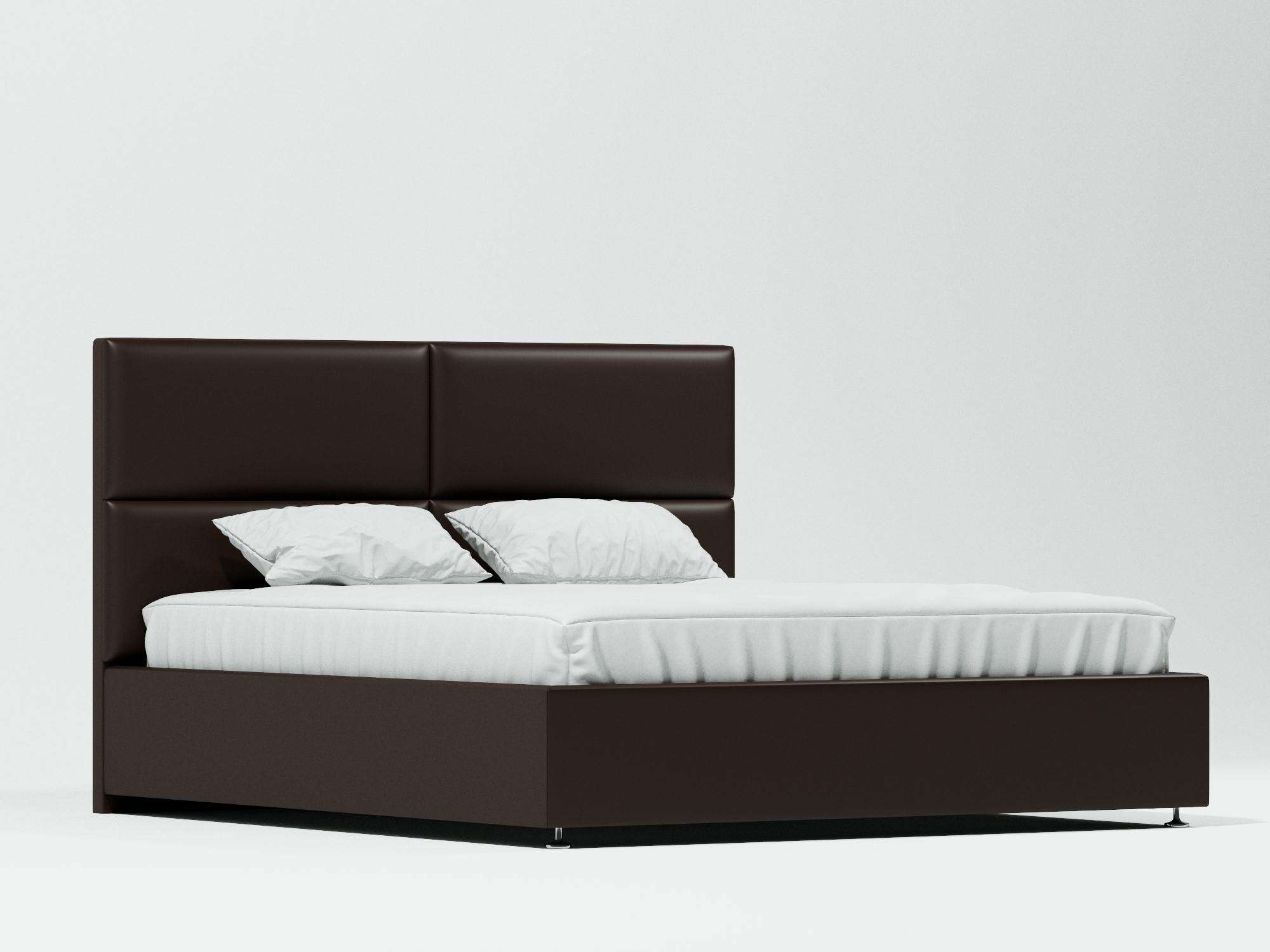 Кровать с ПМ Примо Плюс (140х200) Венге, ДСП, МДФ кровать бася 140х200 коричневый темный бежевый лдсп