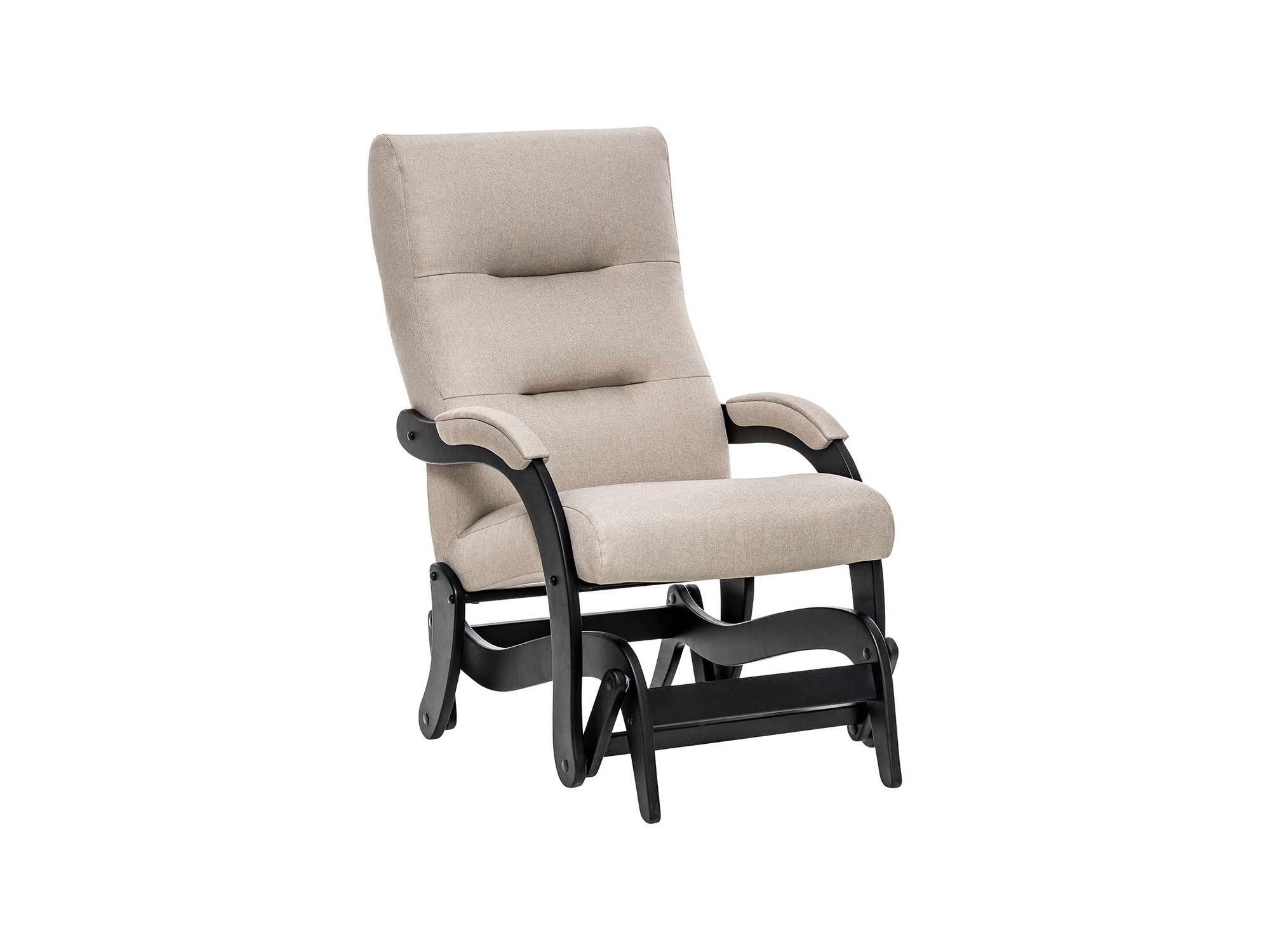 Кресло-маятник Leset Дэми MebelVia Malmo 05, Ткань Рогожка, Фанера берёзовая 21 мм, металл труба 20х1,5 кресла для мамы leset лион венге