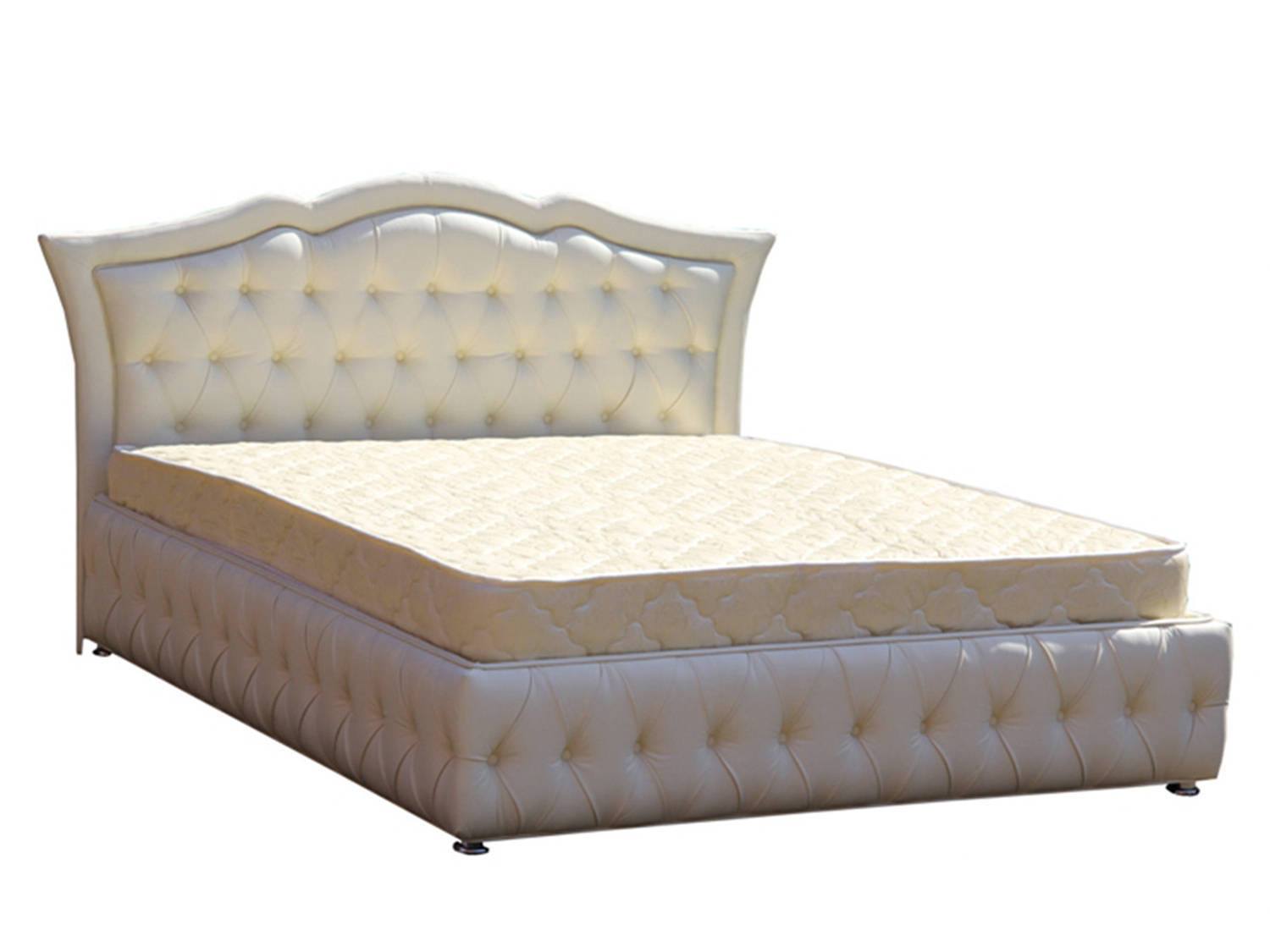 Кровать Биржит (160х200) Белый, ЛДСП, Фанера кровать манго 160х200 белый лдсп фанера