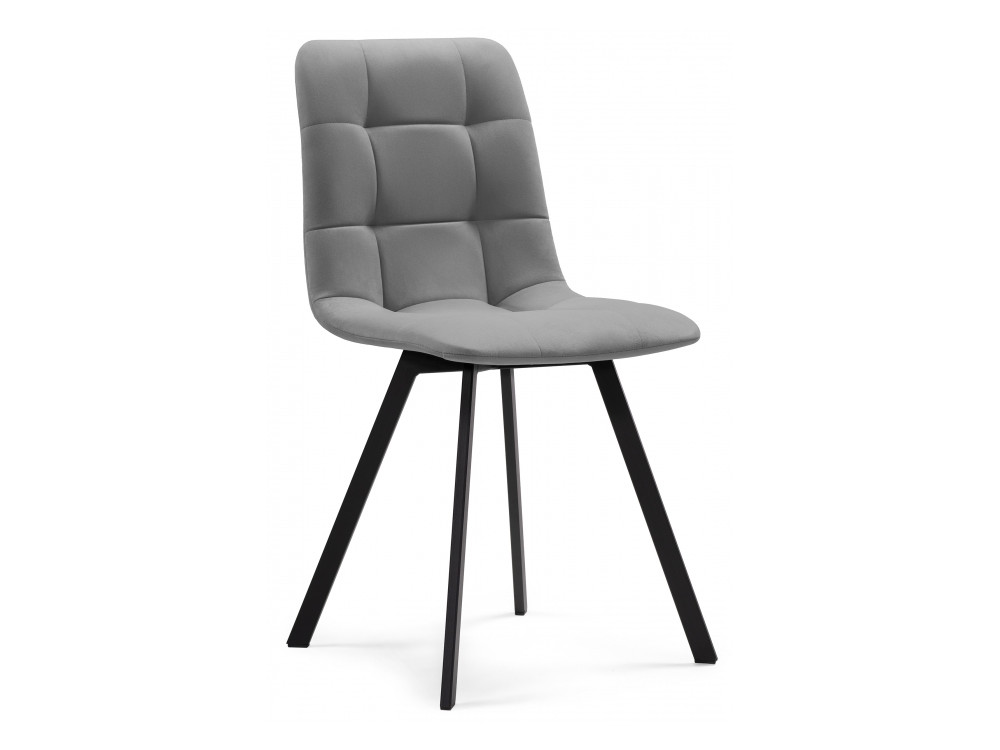 Чилли светло-серый / черный Стул Светло-серый, Окрашенный металл чилли черный синий стул черный окрашенный металл