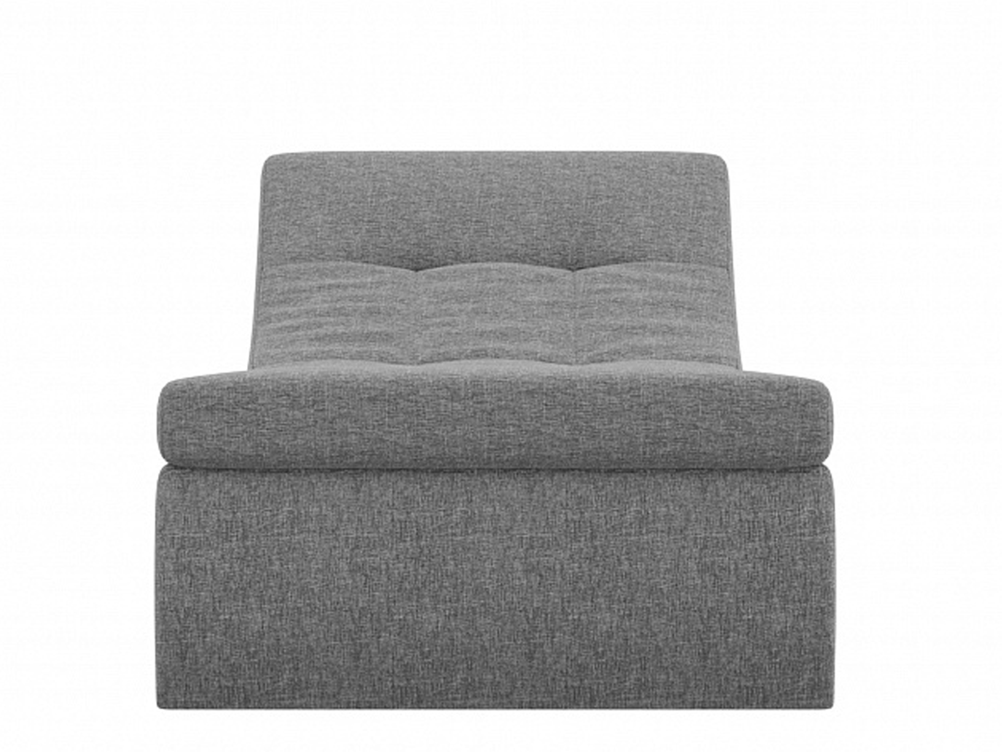 Модуль Кресло для модульного дивана Холидей MebelVia Серый, Рогожка, ЛДСП цена и фото