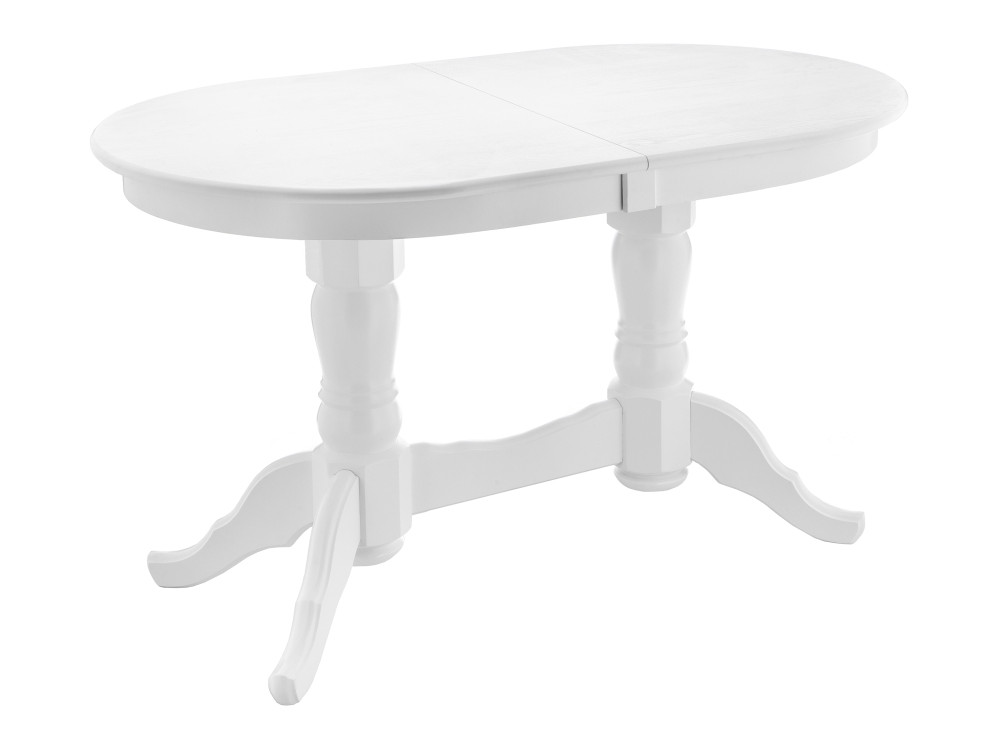 Деон белый Стол деревянный Белый, массив дерева арзон белый стол деревянный белый массив дерева