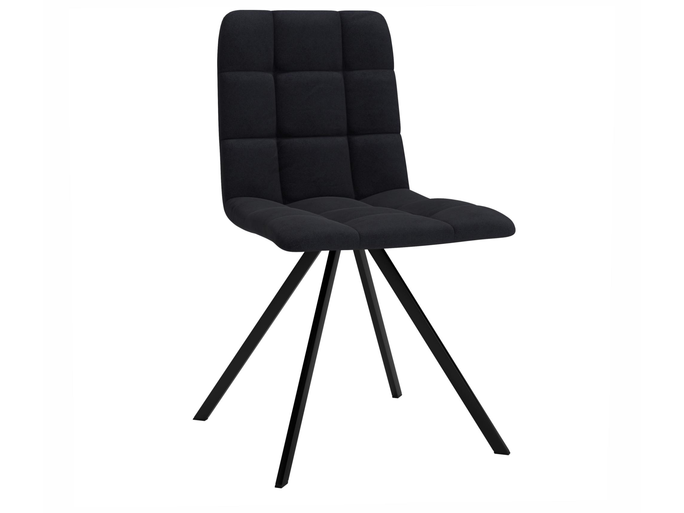 Мягкий стул Turin темный темный, Черный, Велюр, Фанера стул turin в стиле eames велюр