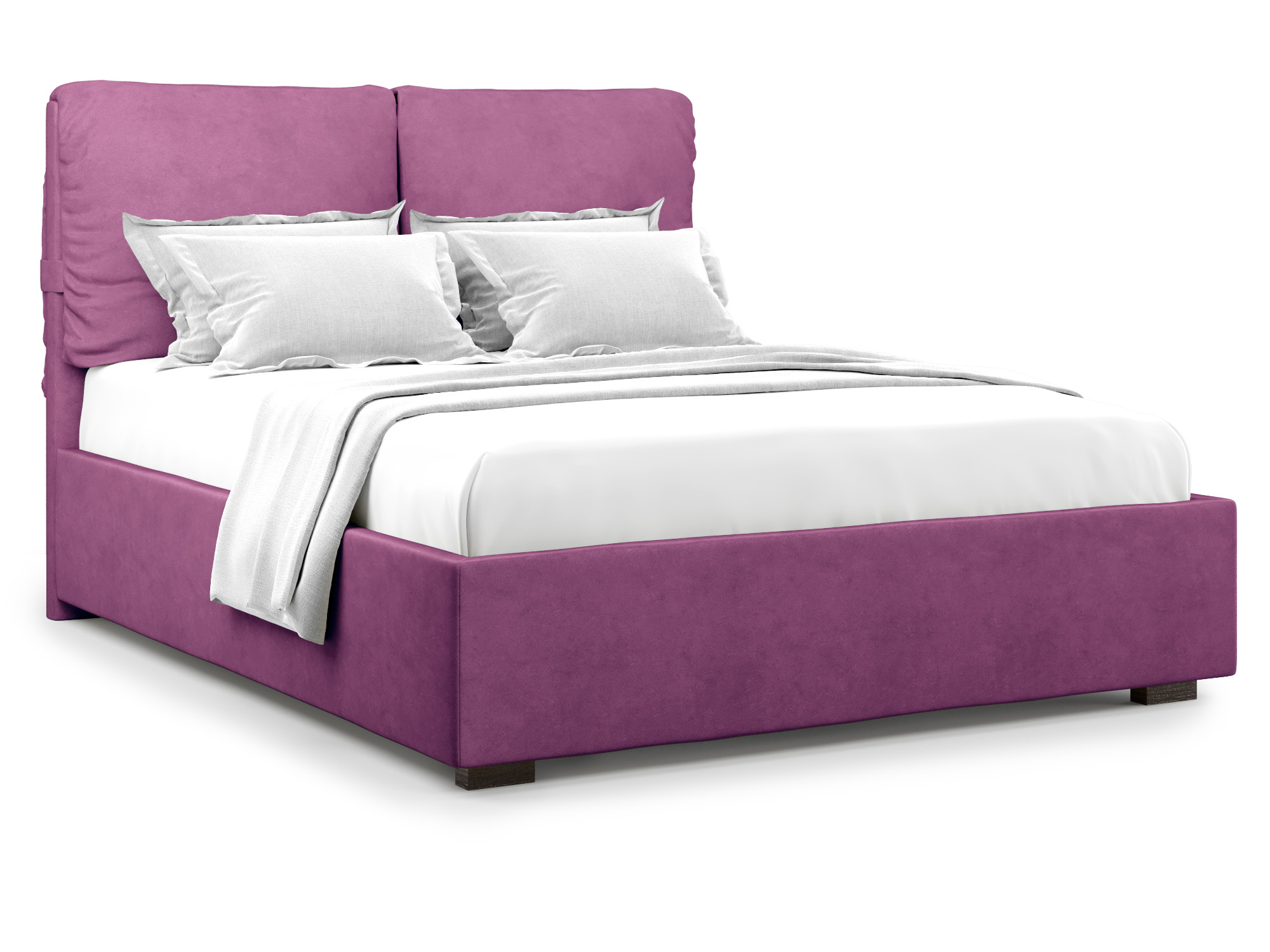 Кровать Trazimeno без ПМ (140х200) Фиолетовый, ДСП
