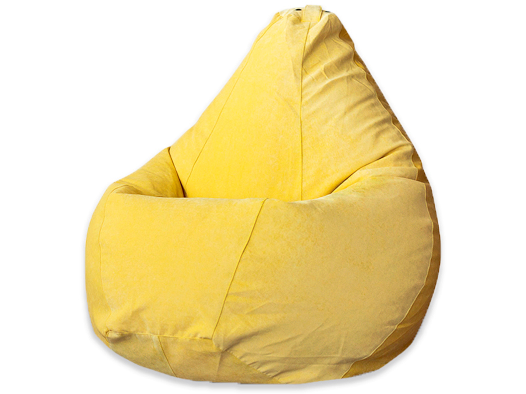 Кресло Мешок XL 125х85 MebelVia , Желтый, Микровельвет кресло мешок желтое оксфорд xl 125х85 mebelvia желтый оксфорд