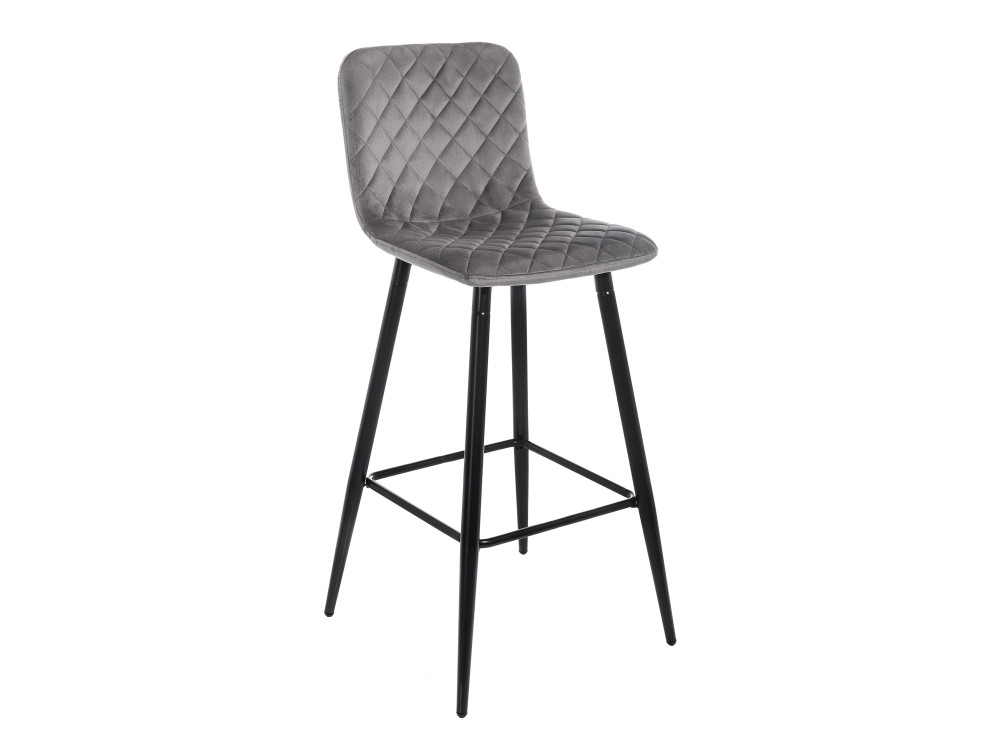 Tarli темно-серый Барный стул Черный, Окрашенный металл стул бонд темно серый серый металл