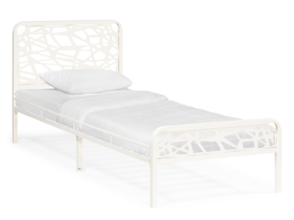 Кубо 90х200 белый Кровать Белый, Металл sofa 90 см х 200 см кровать белый металл