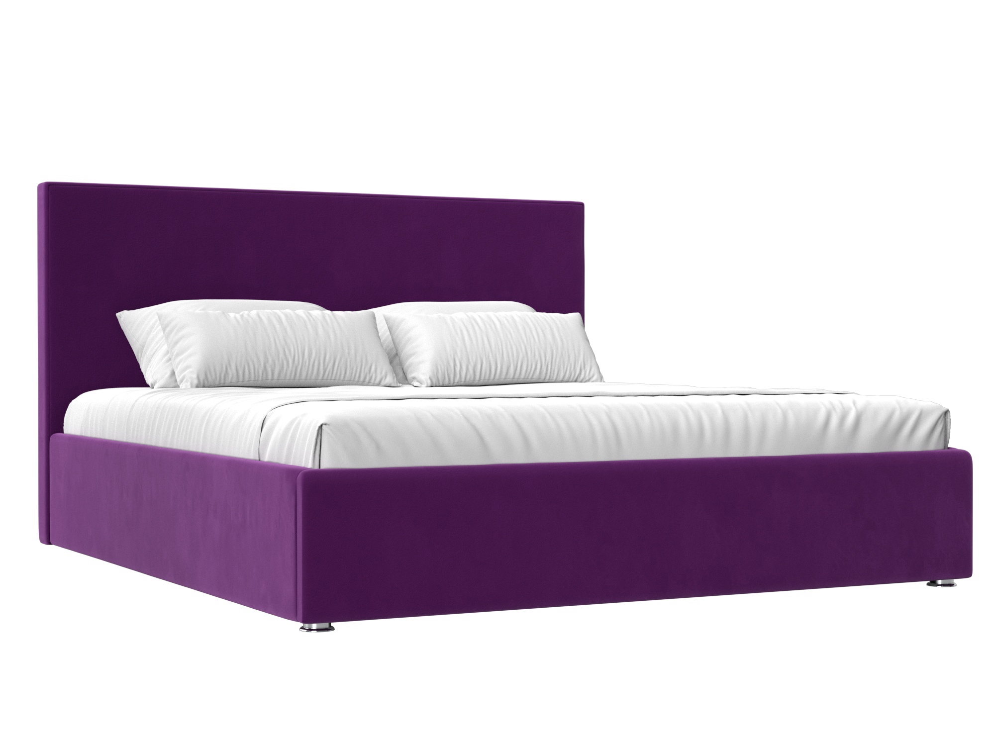 Кровать Кариба (160х200) Фиолетовый, ЛДСП кровать кариба 160 фиолетовый велюр