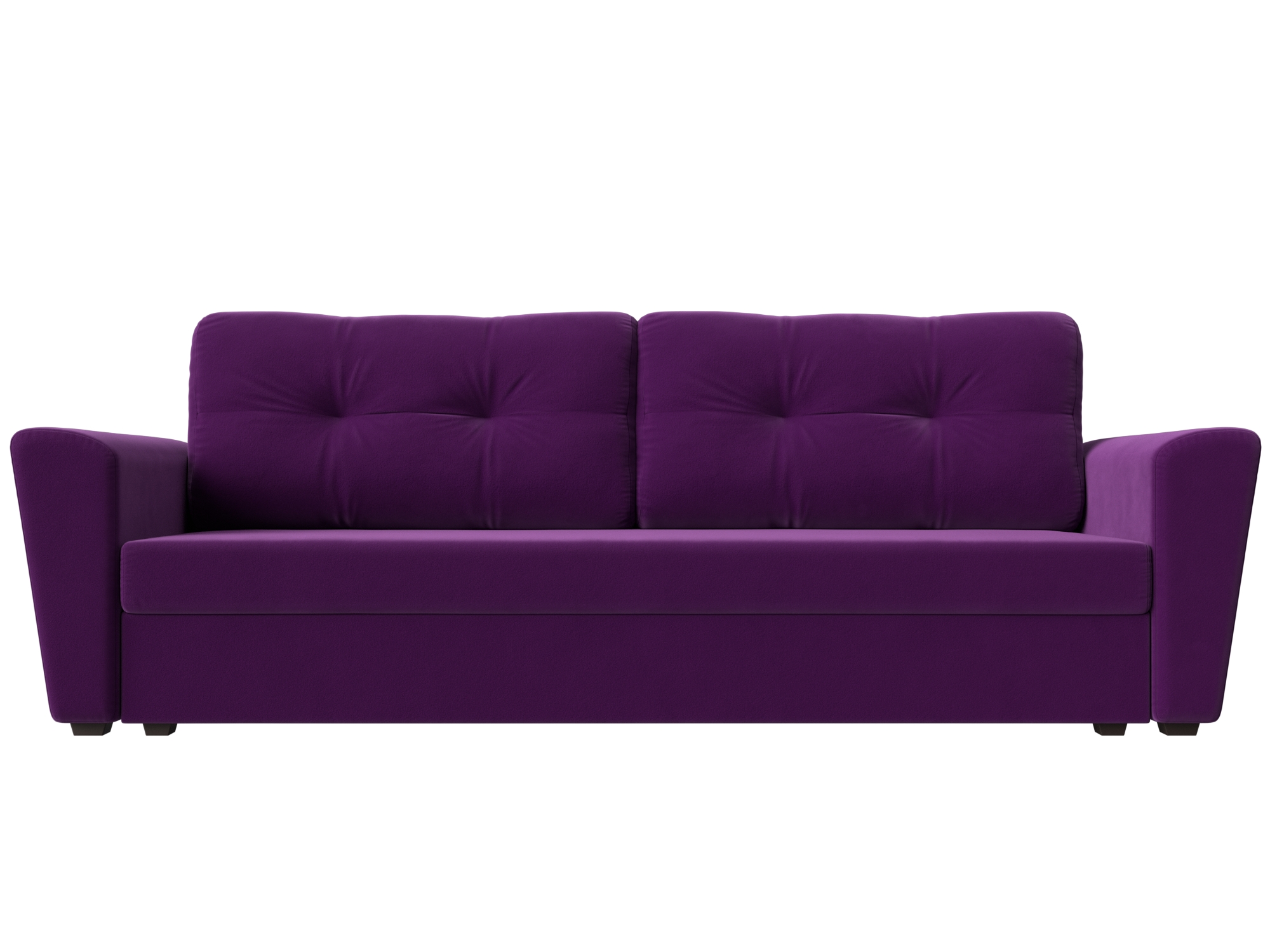 Диван Амстердам MebelVia Фиолетовый, Микровельвет, ЛДСП диван еврокнижка мебелико сатурн микровельвет фиолетовый