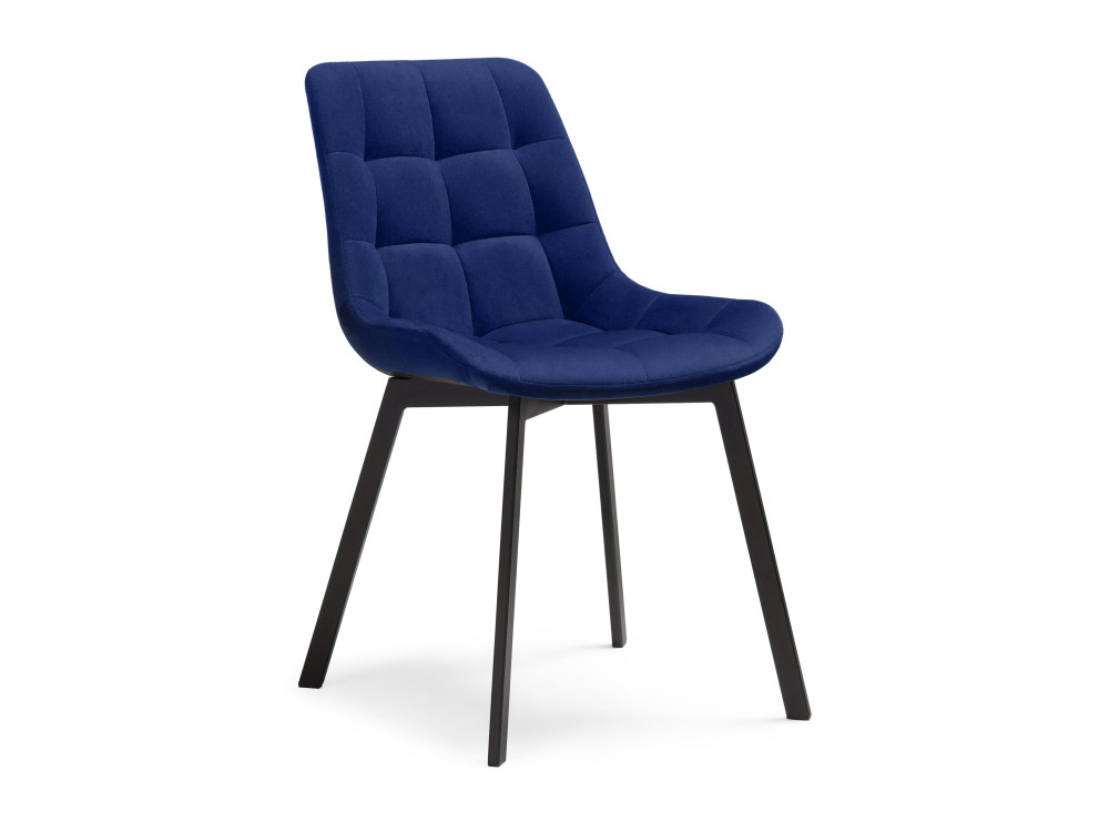 Челси черный / синий Стул Черный, Окрашенный металл стул kenner 123s синий v16 опоры белые синий металл