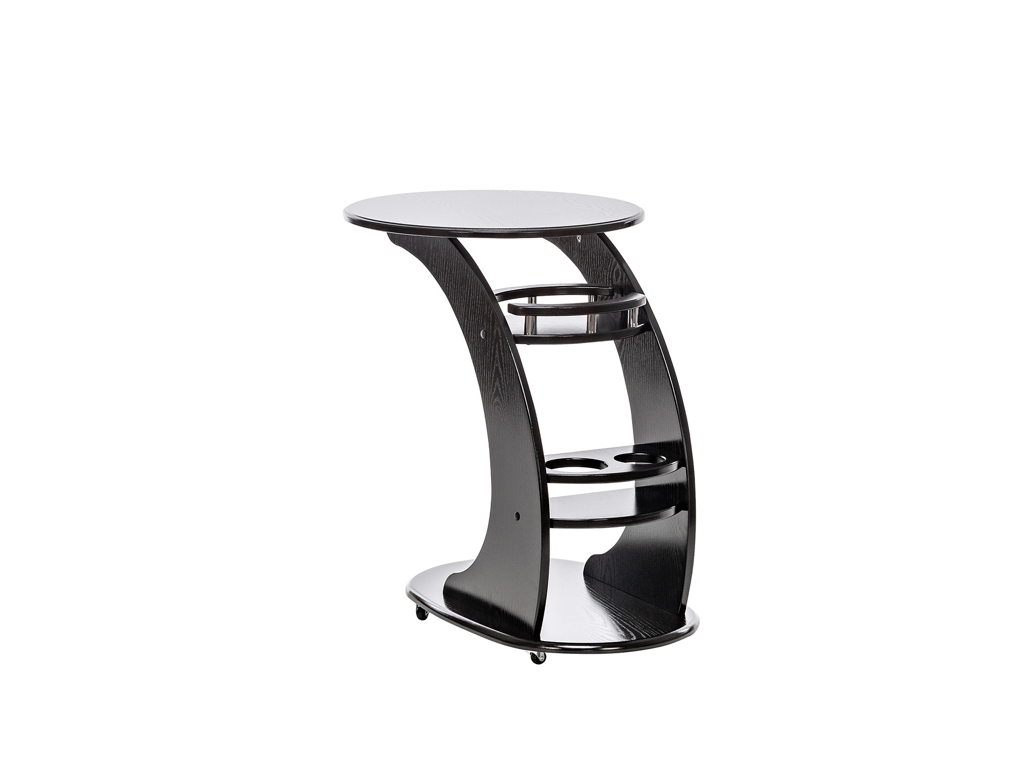 Придиванный столик Leset Люкс Коричневый темный, МДФ, облицованная шпоном
