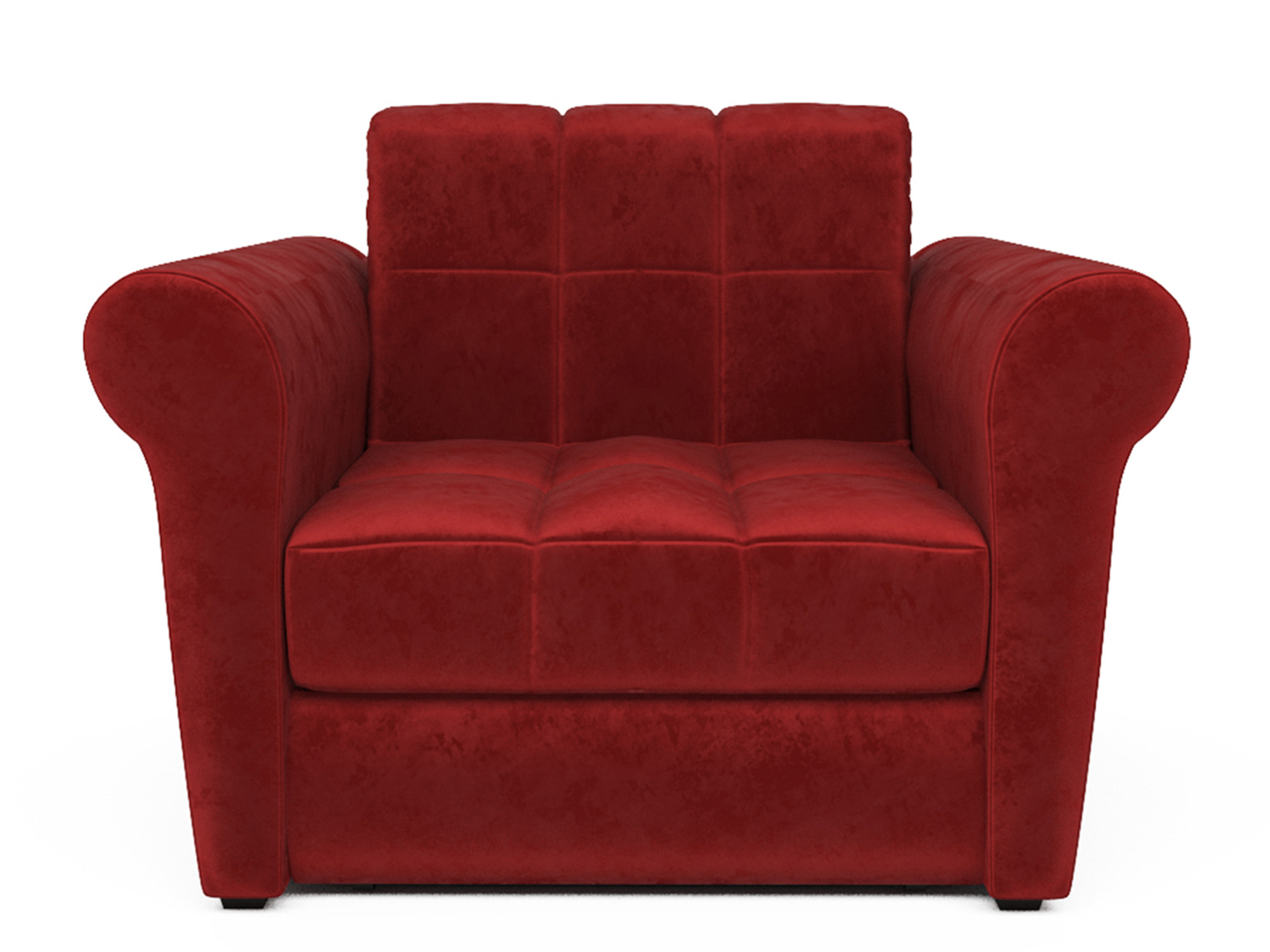 Кресло-кровать Гранд MebelVia , Красный, Вельвет бархатного типа, ДСП, Металл, Массив сосны кресло кровать гранд mebelvia бежевый велюр дсп металл массив сосны