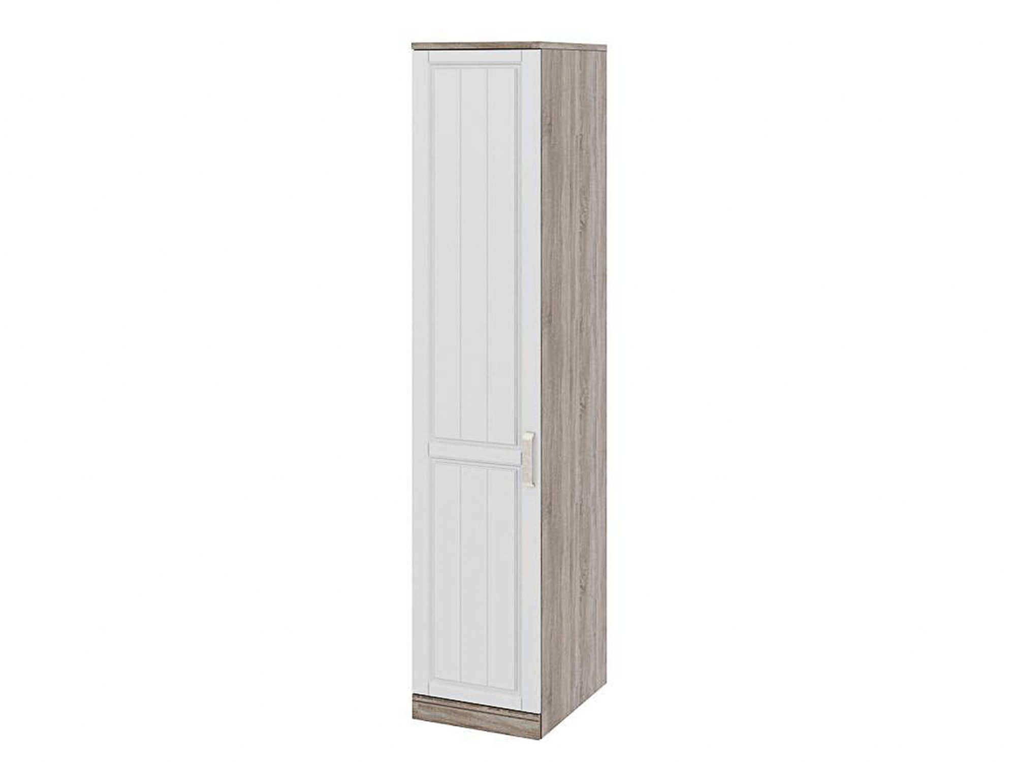 Шкаф для белья с 1 дверью Прованс Левый Крем, Белый, Бежевый, МДФ, ЛДСП