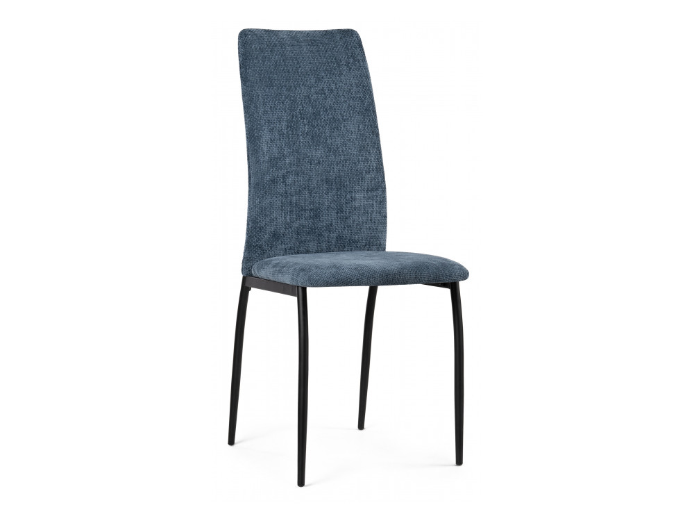 Tod black / blue Стул на металлокаркасе Черный, Металл rendi gray blue black стул на металлокаркасе черный металл