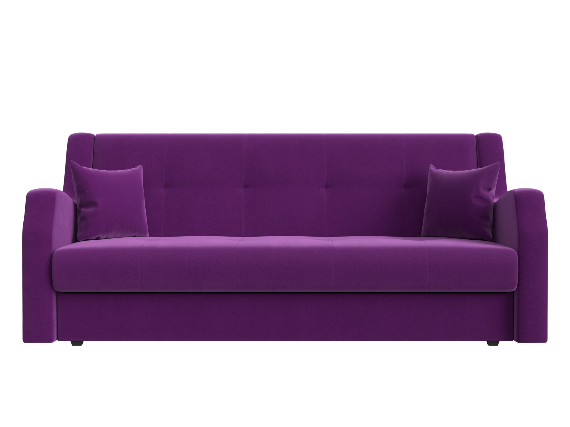 кровать лига диванов далия 200 микровельвет фиолетовый Диван Лига-017 MebelVia Фиолетовый, Микровельвет, ЛДСП, Рейка