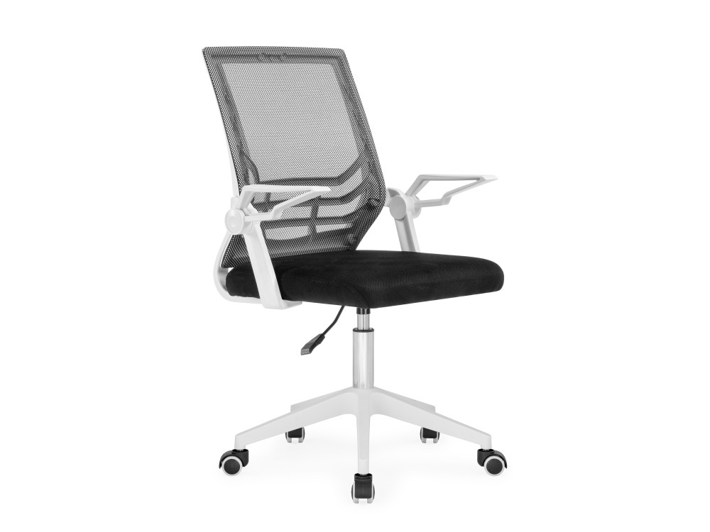 Компьютерное кресло Arrow black / white Компьютерное кресло Белый, Пластик arrow light gray white компьютерное кресло mebelvia серый сетка