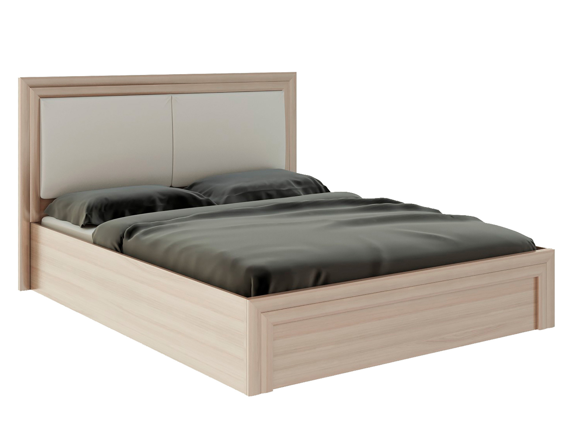 Кровать с подъемным механизмом Глэдис (160х200) Белый, Ясень шимо све кровать lonax аврора с подъемным механизмом размер 140 x 200 см