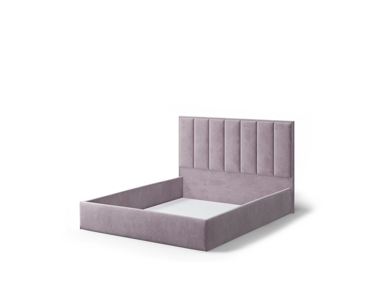 Кровать без основания Лира 140х200, лиловый Розовый, ЛДСП кукольная кровать лира