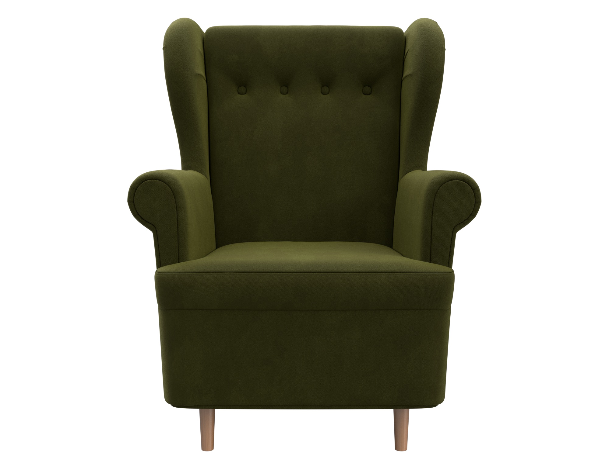 Кресло Торин MebelVia Зеленый, Микровельвет, ДСП, ЛДСП кресло артмебель джон микровельвет зеленый