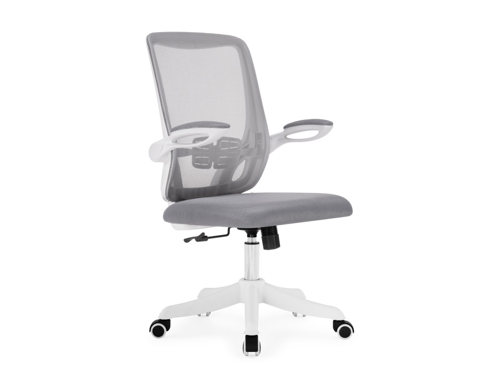 Salem gray / white Компьютерное кресло MebelVia Серый, Сетка, Пластик