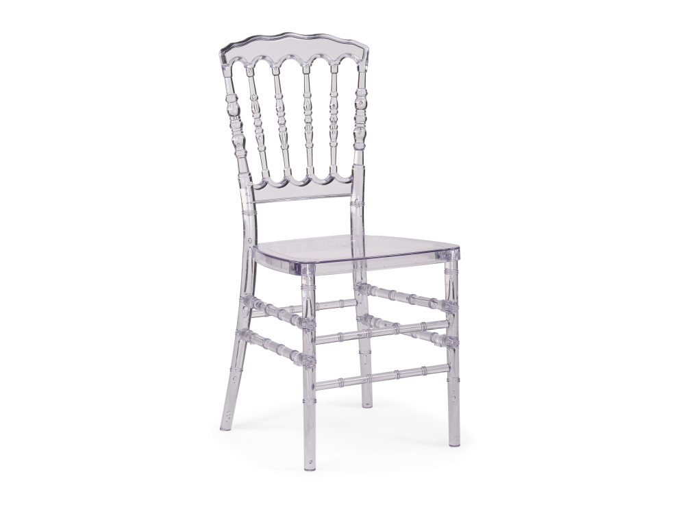 Chiavari 1 clear white Стул Прозрачный, Пластик simple white пластиковый стул белый пластик
