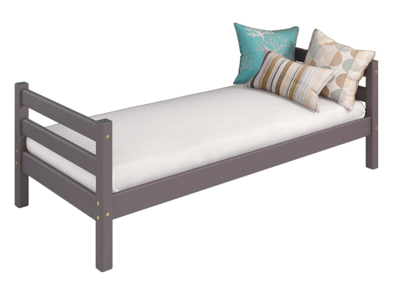 Кровать Соня (вариант 1), лаванда Массив кровать соня с надстройкой натуральный натуральный массив сосны