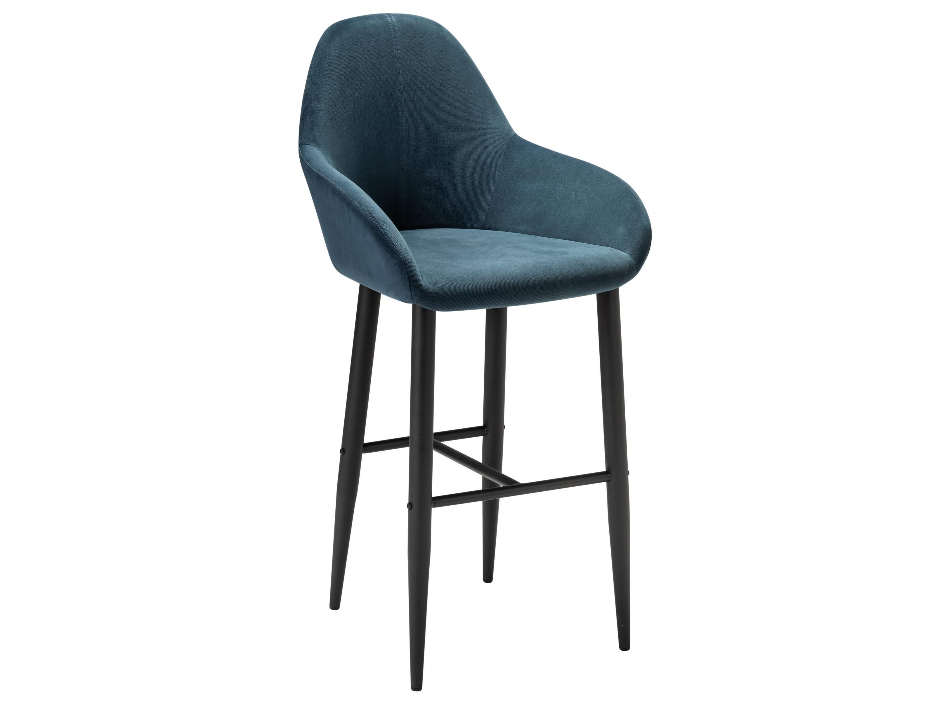Кресло Бар.Kent Diag blue/черный Синий, Металл кресло tetchair сн833 черный ткань