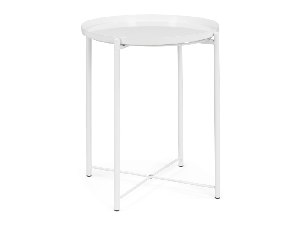 Tray 1 white Журнальный стол Белый, Металл