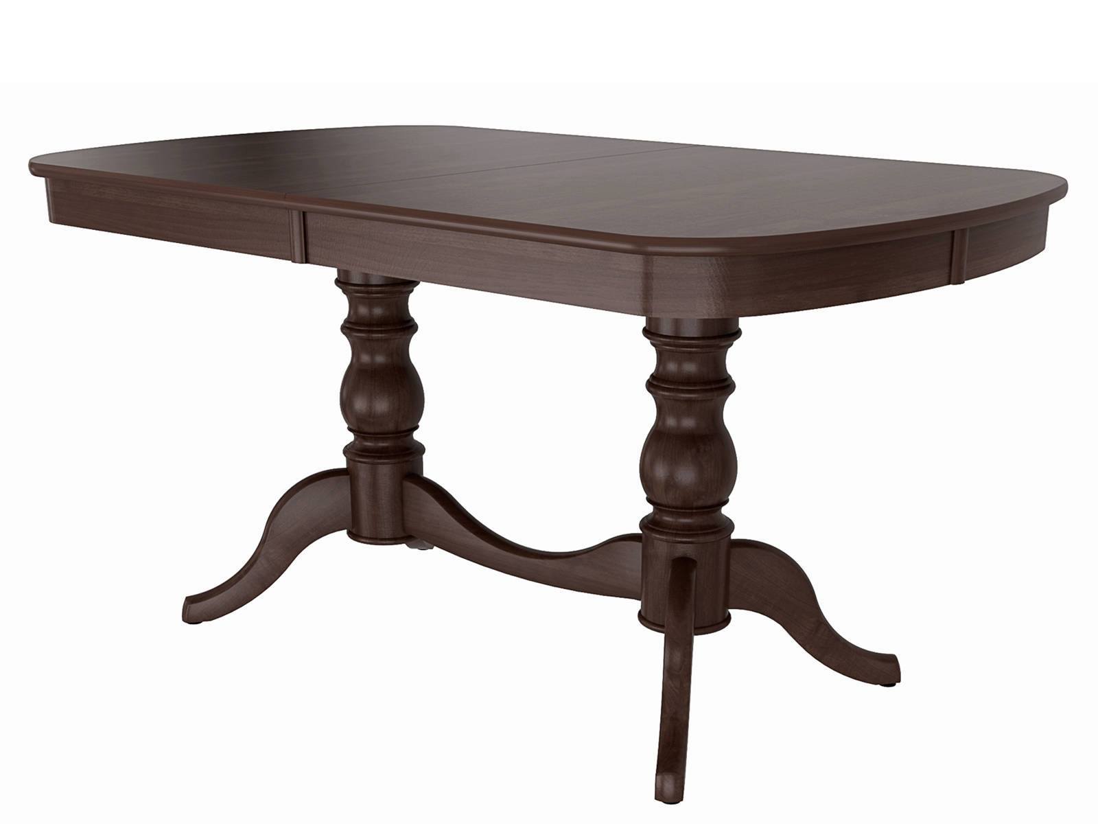 Кухонный стол Фламинго 8 Коричневый, Массив Бук стол кухонный круглый d0 8 м белый бук table 15363