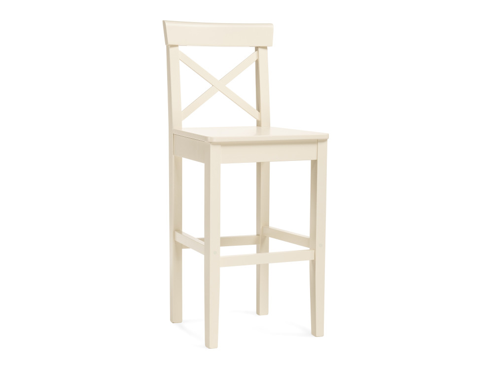 Алзе кремовый Барный стул Бежевый, Массив березы lcl111 светильник роскошный кремовый стильный барный стул железный высокий стул стул домашняя спинка современный простой барный стул