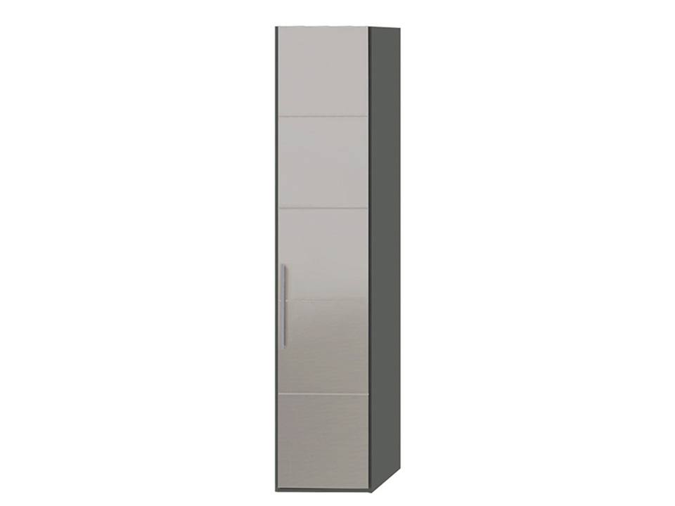 Шкаф для белья с 1 дверью с зеркалом R Наоми Джут, МДФ, Зеркало, ЛДСП