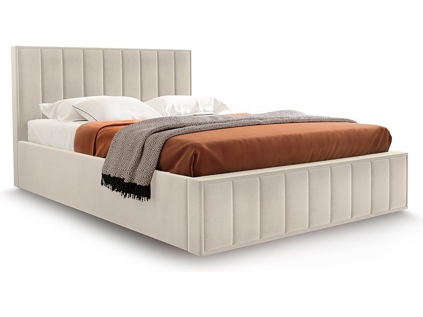 Кровать Вена Стандарт 160 (Мора бежевый) Мора бежевый кровать стандарт 0800