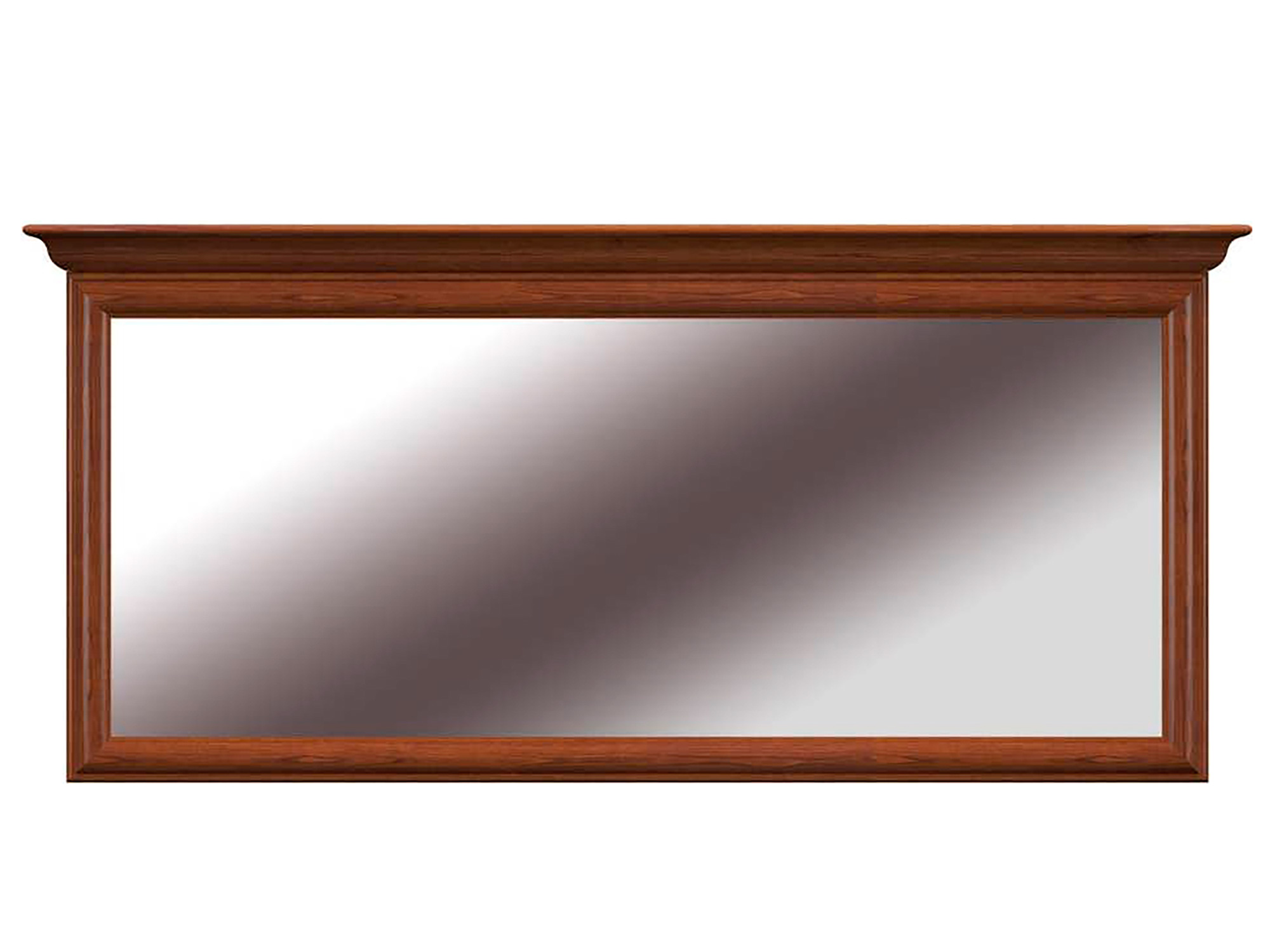 Зеркало Кентаки Каштан, Коричневый, Зеркало, МДФ шкаф угловой кентаки белый мдф зеркало лдсп