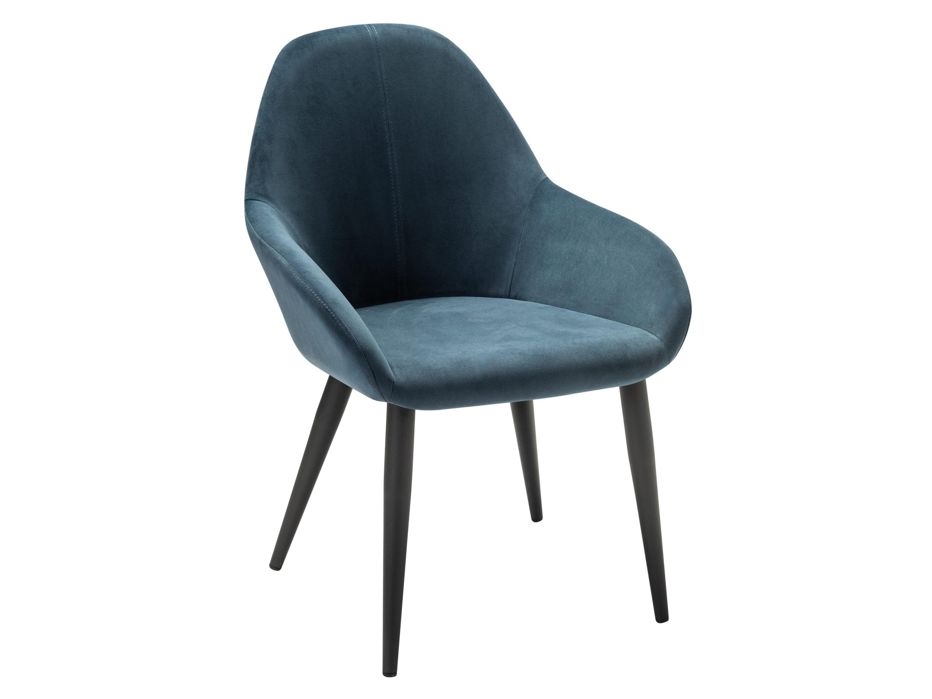 Кресло Kent Diag blue/черный Синий, Металл барное кресло kent изумруд черный