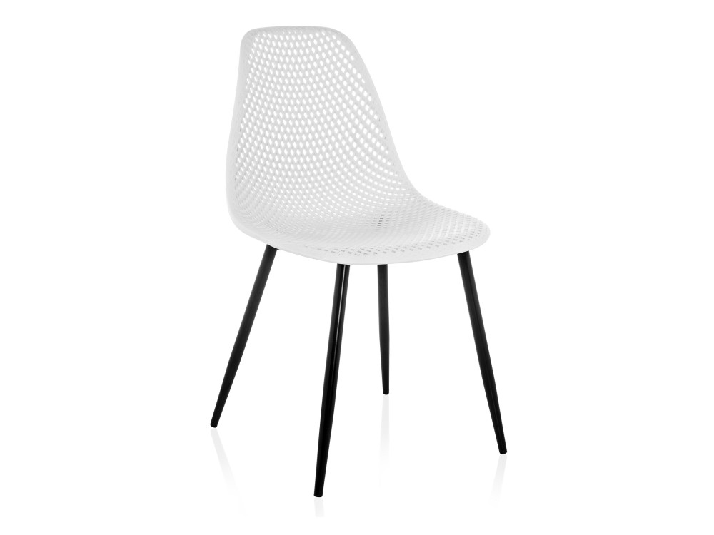 Vero белый Стул белый, Окрашенный металл vero серый стул черный окрашенный металл
