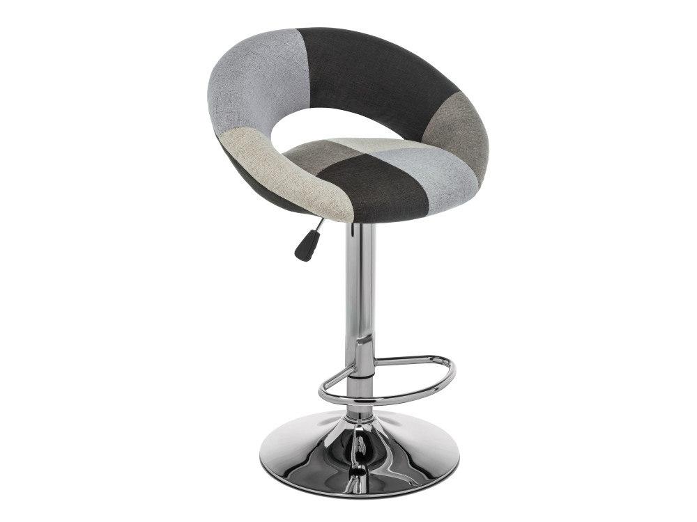 Cody Барный стул Серый, Хромированный металл laguna cream fabric барный стул серый хромированный металл